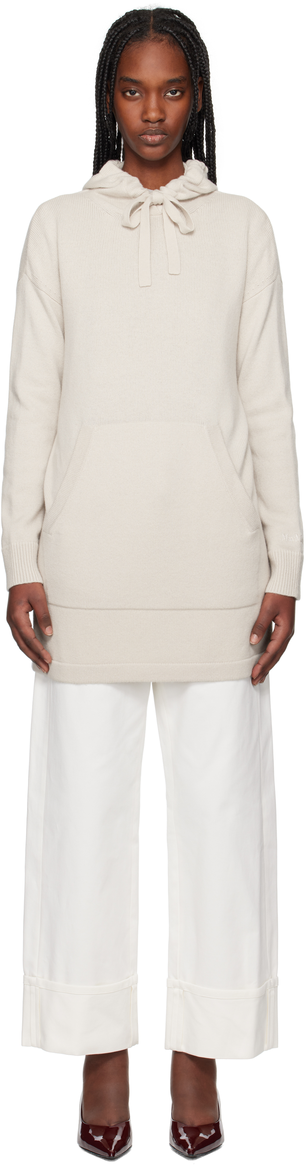 【関税込み】Max Mara ベージュ Fiaba ミニワンピース Max Maraのベージュ Fiaba ミニワンピースがセール中