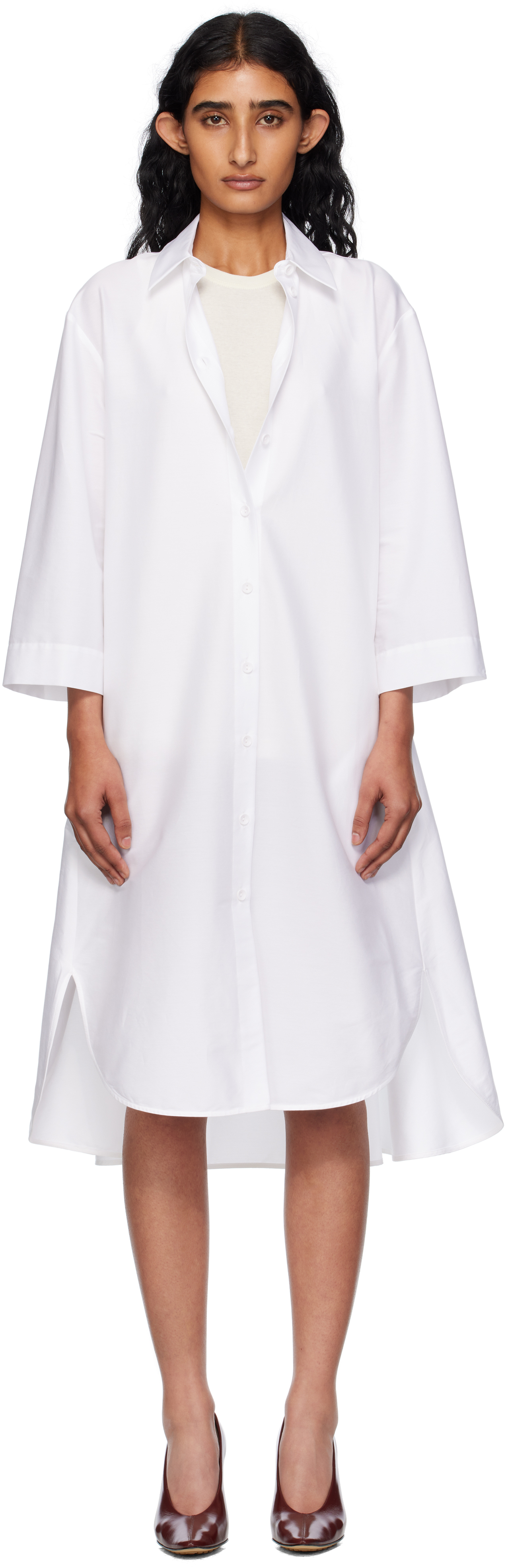 White Sella Midi Dress