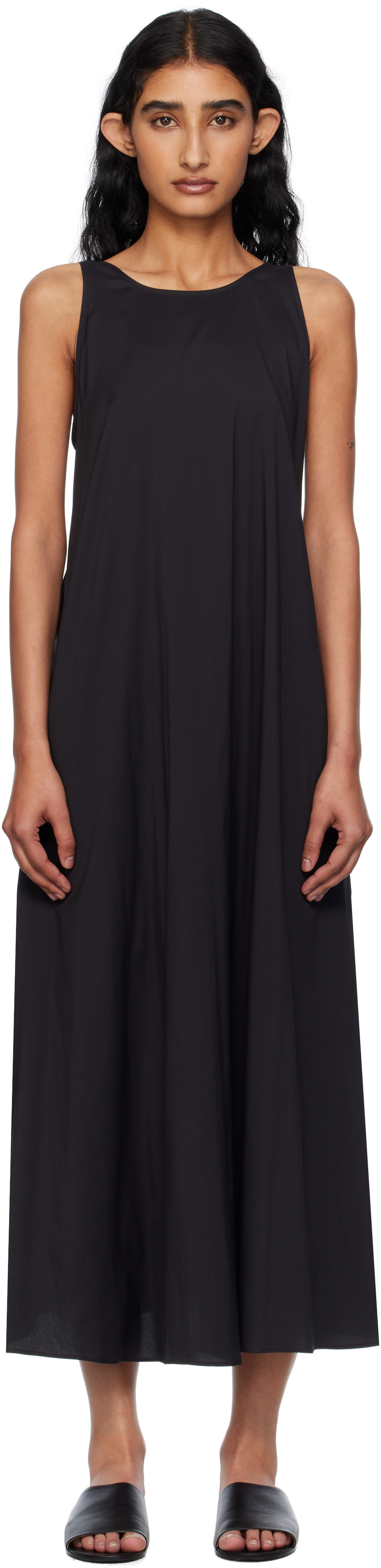 Max Mara Black Romea Midi Dress