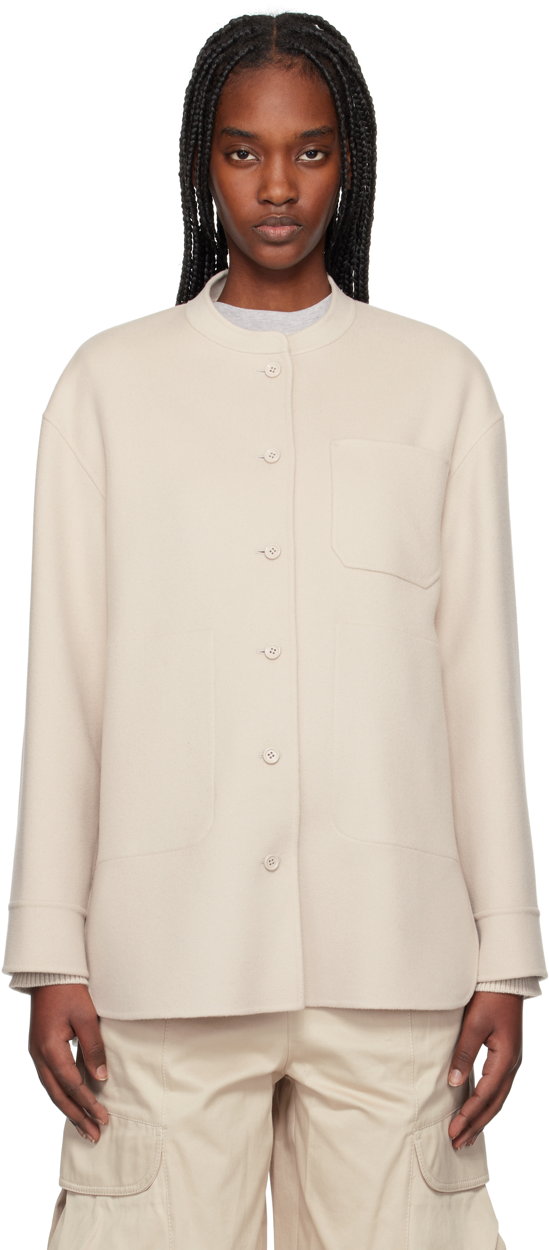 アウターその他 MAX MARA Women Outer COSTANZA Beige Beige Costanza Jacket by Max Mara on Sale