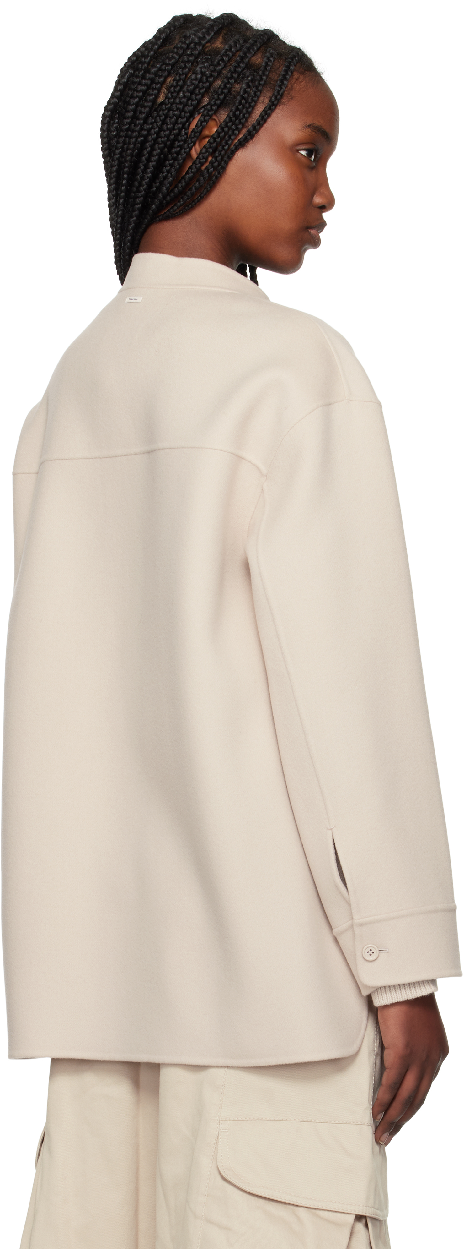 Max Mara Beige Costanza Jacket In 055 Natural