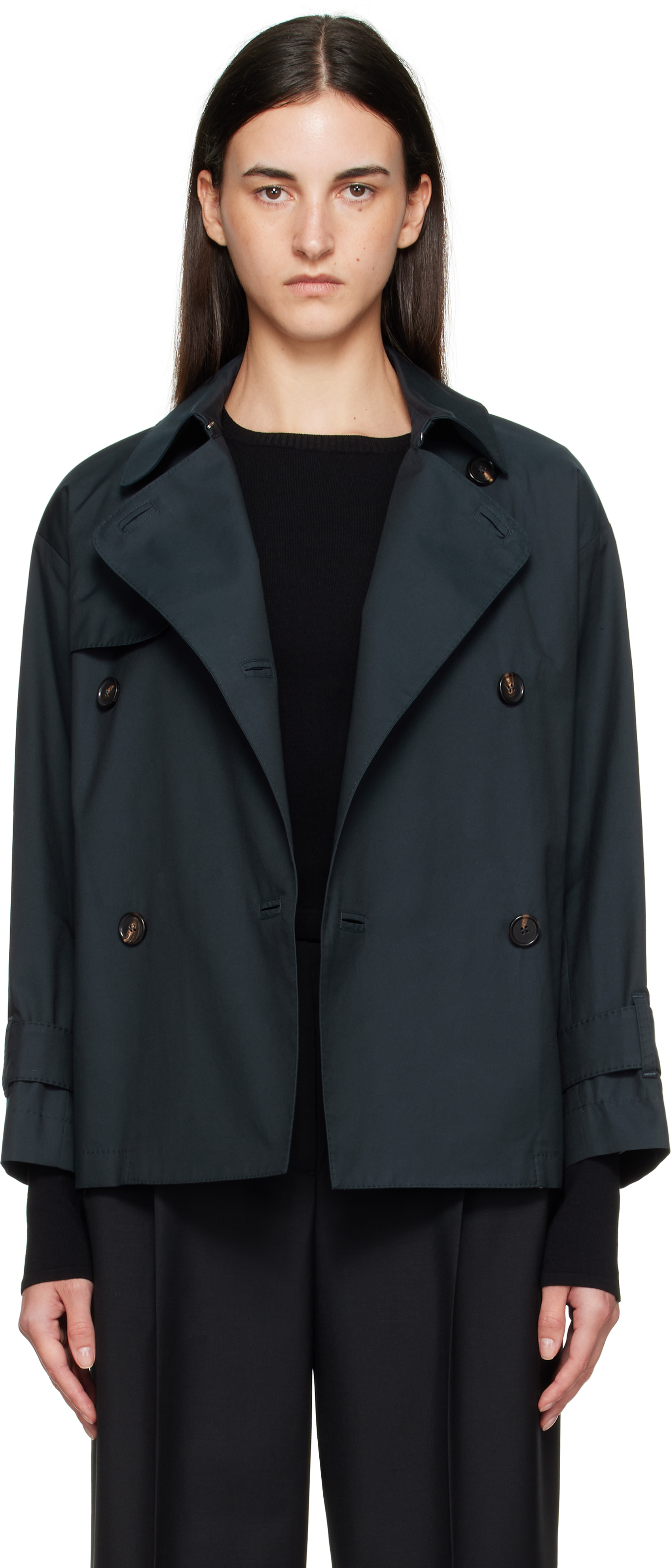 Navy Zeno Jacket by Max Mara on Sale Navy Zeno Jacket by Max Mara on Sale