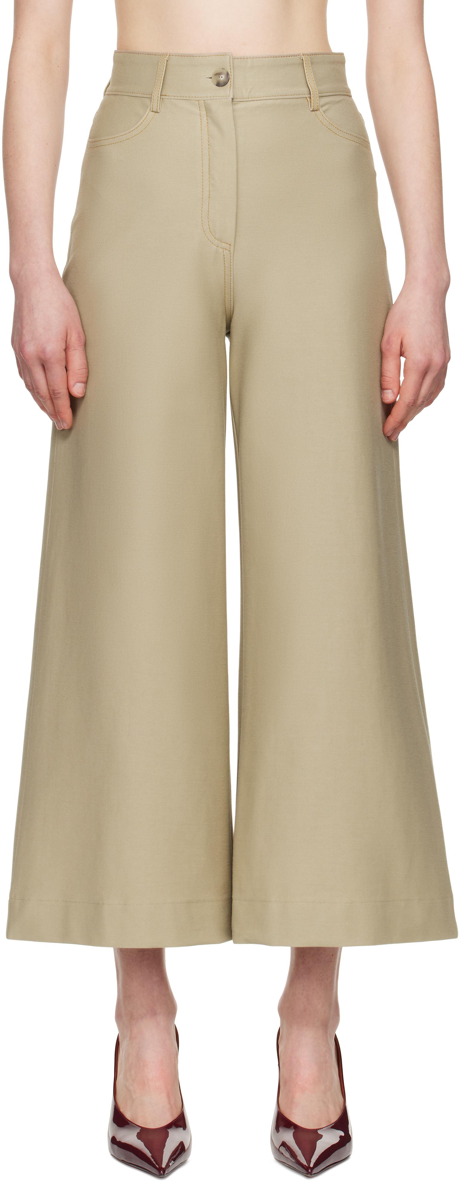 【関税込み】MM by Max Mara ブラウン Fausto トラウザーズ MM by Max Maraのブラウン Fausto トラウザーズがセール中