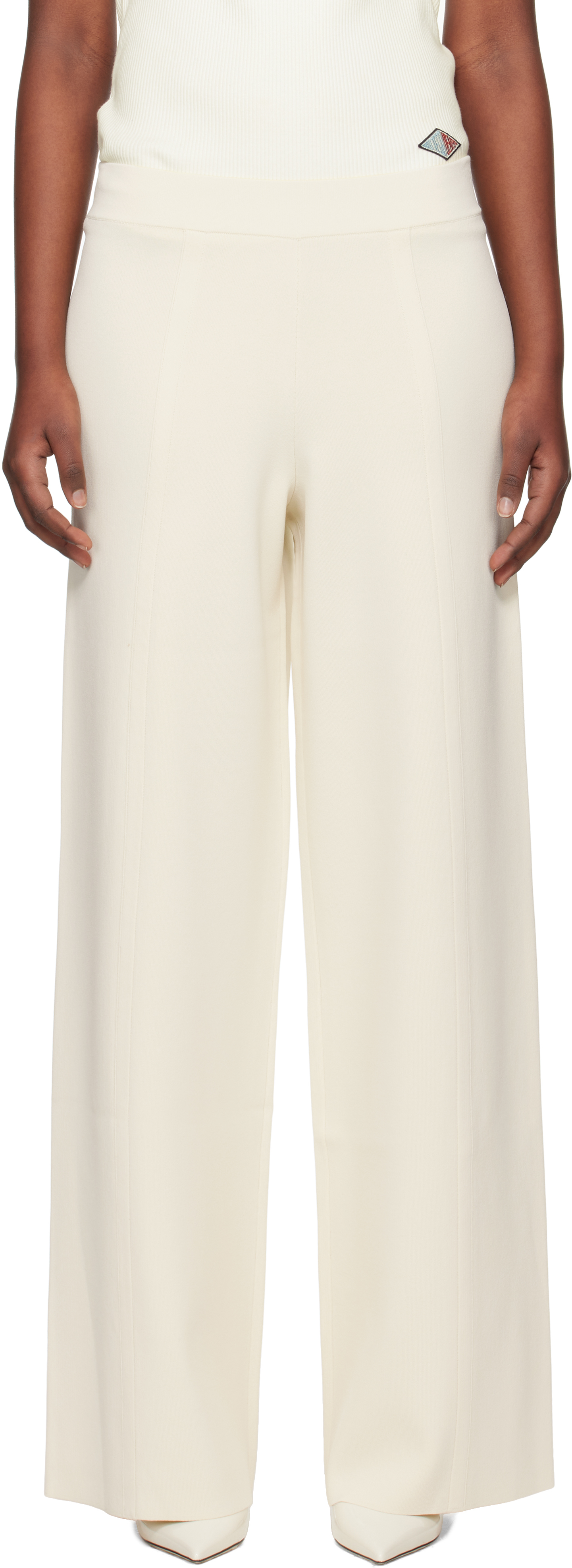【関税込み】Max Mara オフホワイト Assiro ラウンジパンツ Max Maraのオフホワイト Assiro ラウンジパンツがセール中