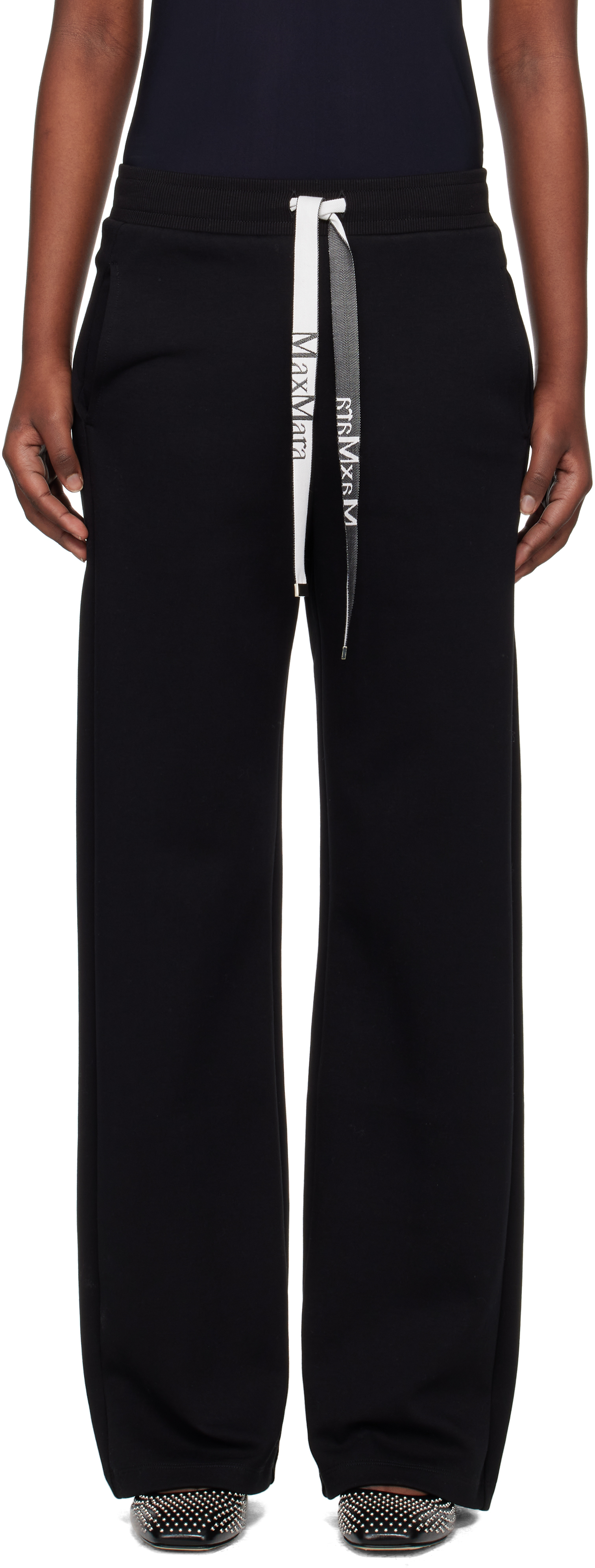 【関税込み】Max Mara ブラック Bali ラウンジパンツ Max Maraのブラック Bali ラウンジパンツがセール中