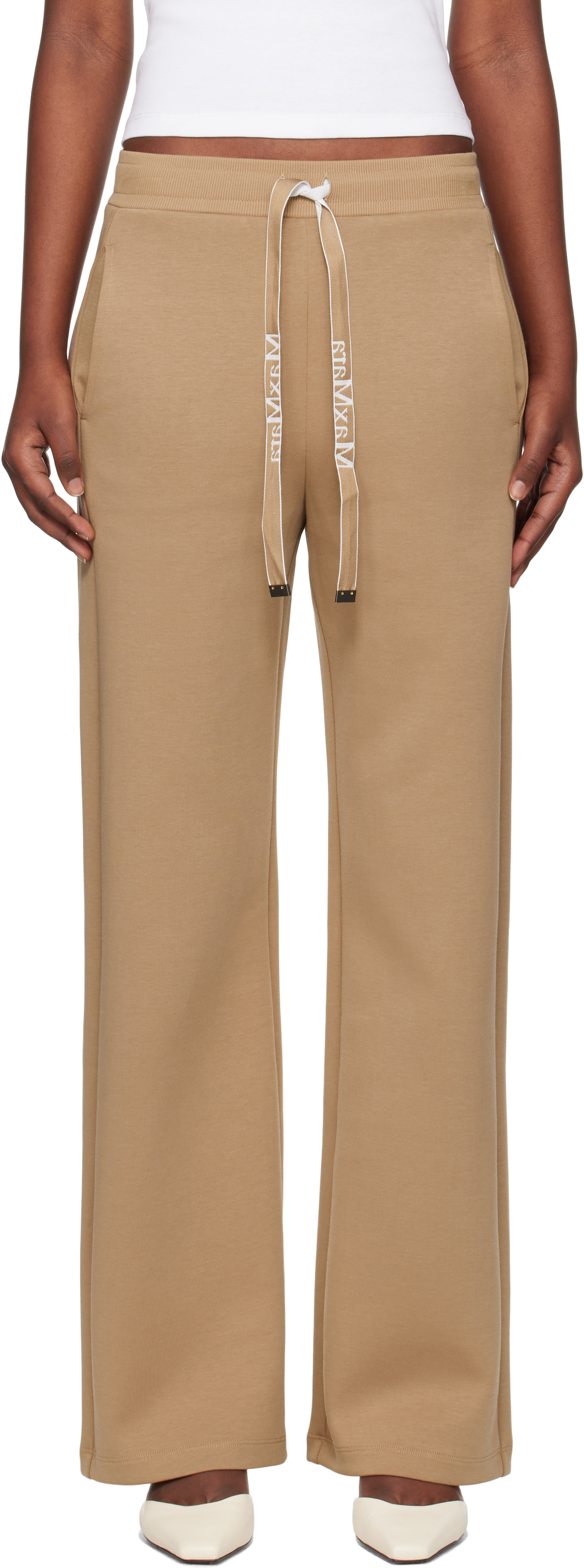 【関税込み】Max Mara タン Bali ラウンジパンツ Max Maraのタン Bali ラウンジパンツがセール中