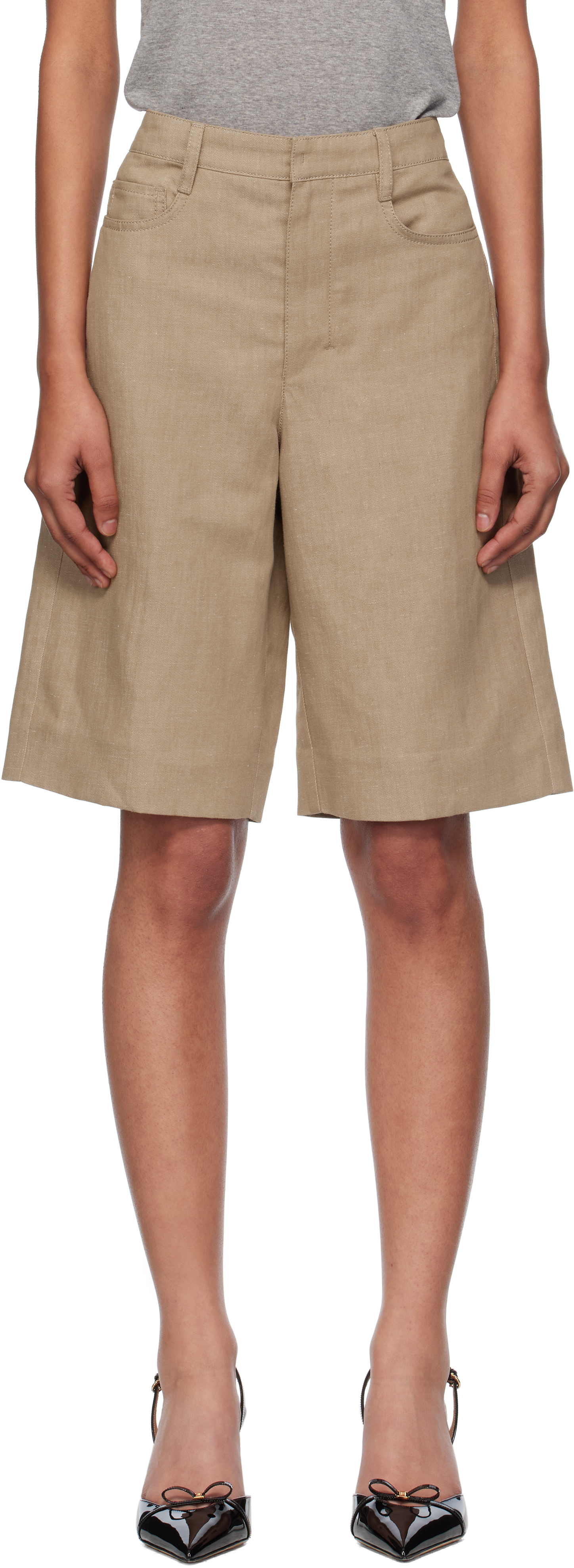 S Max Mara Ericショートパンツベージュ関税込み S Max Mara Ericショートパンツベージュ関税込み (S Max Mara