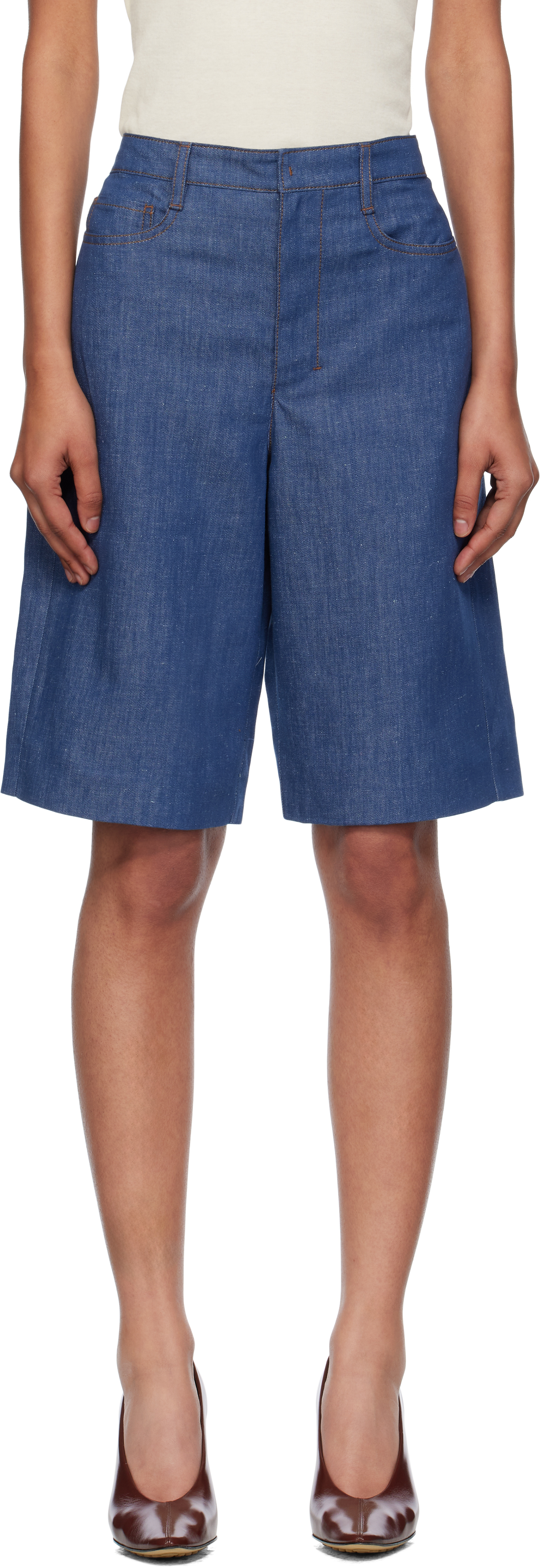 Blue Eric Denim Shorts
