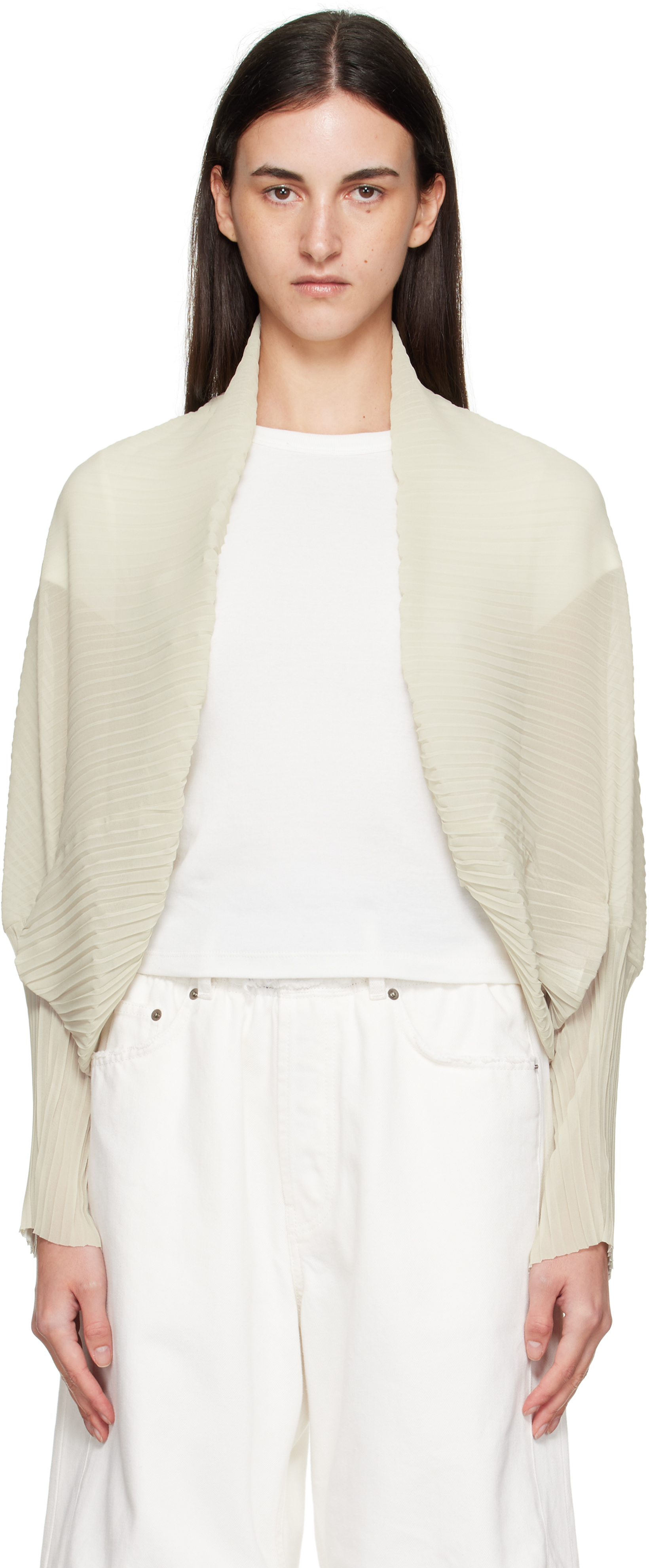 Max Mara Beige Vesuvio Cardigan In Neutral
