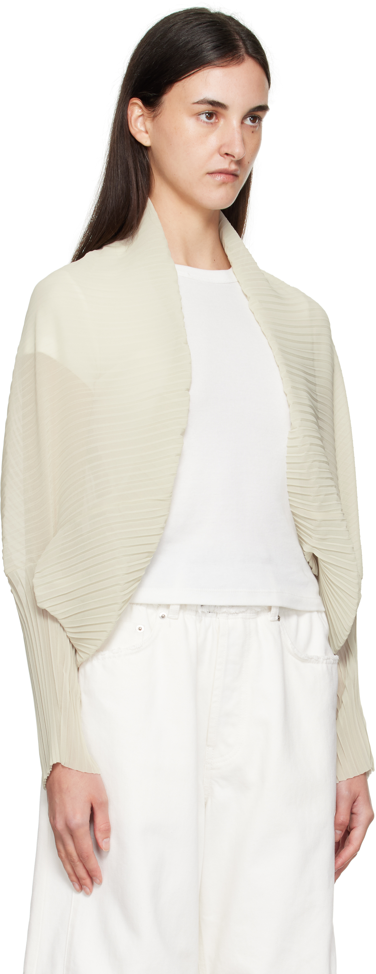 Max Mara Beige Vesuvio Cardigan In Neutral