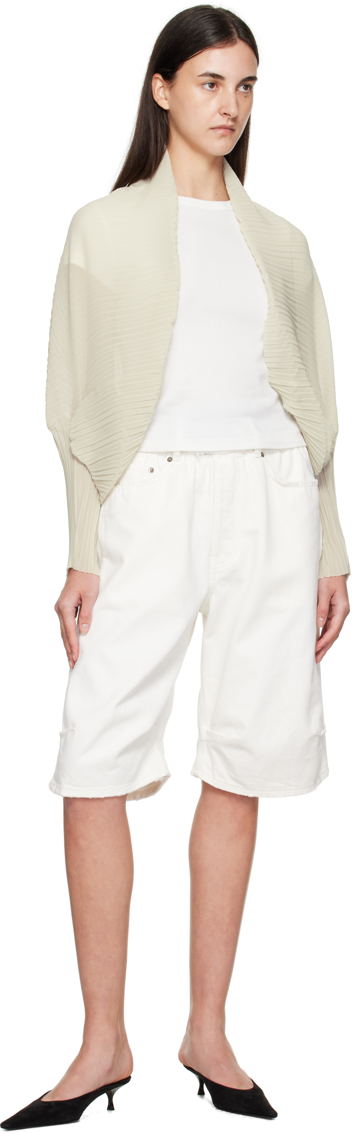 Max Mara Beige Vesuvio Cardigan In Neutral