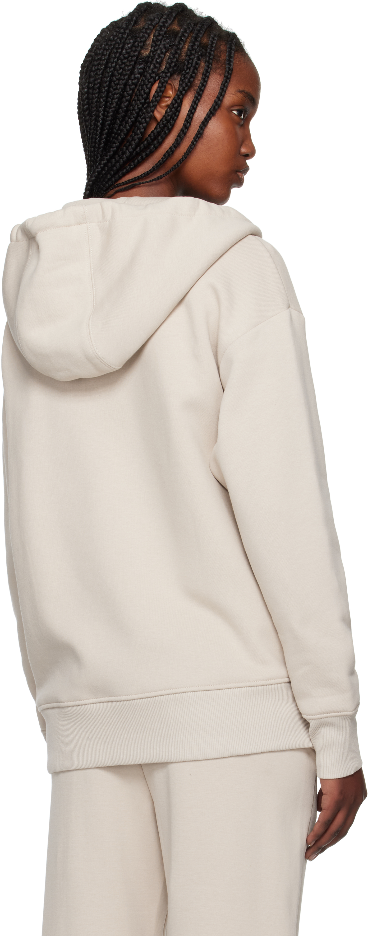 Max Mara Beige Pecos Hoodie In 004 Beige