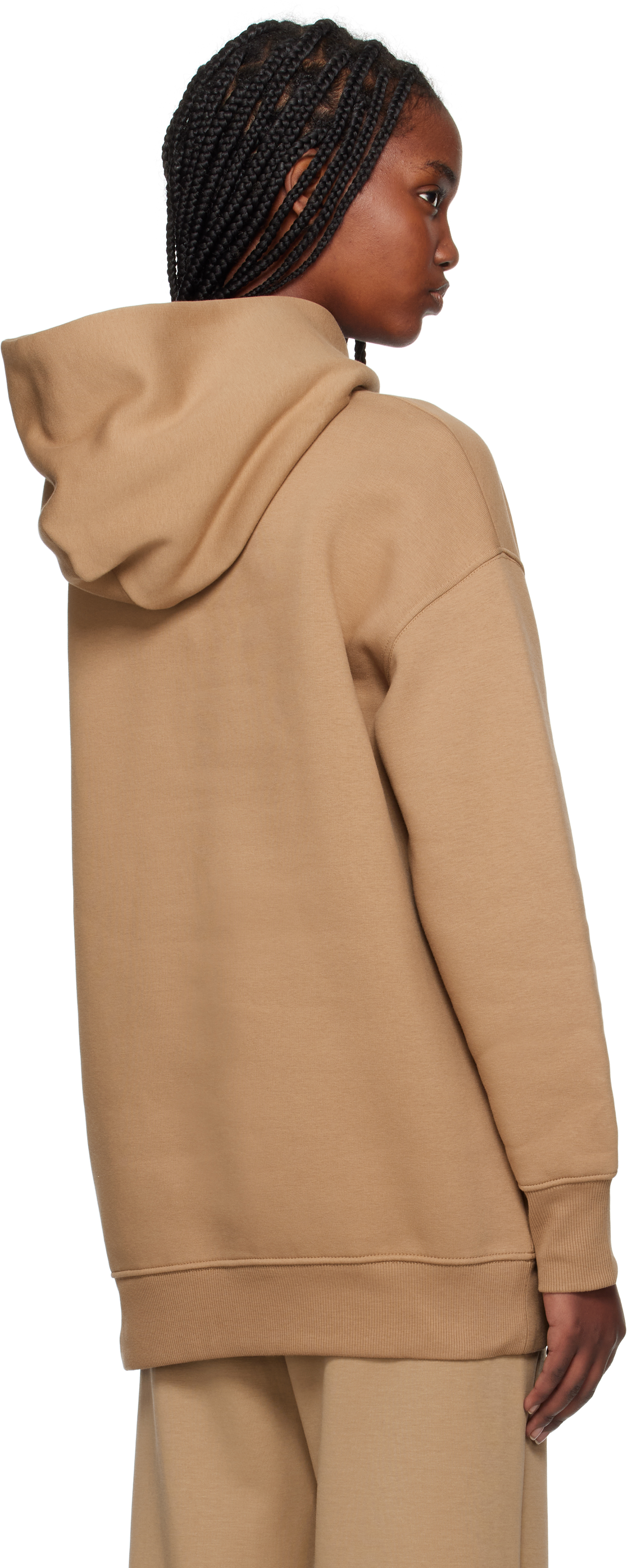 Max Mara Tan Felpa Hoodie In 003 Camel