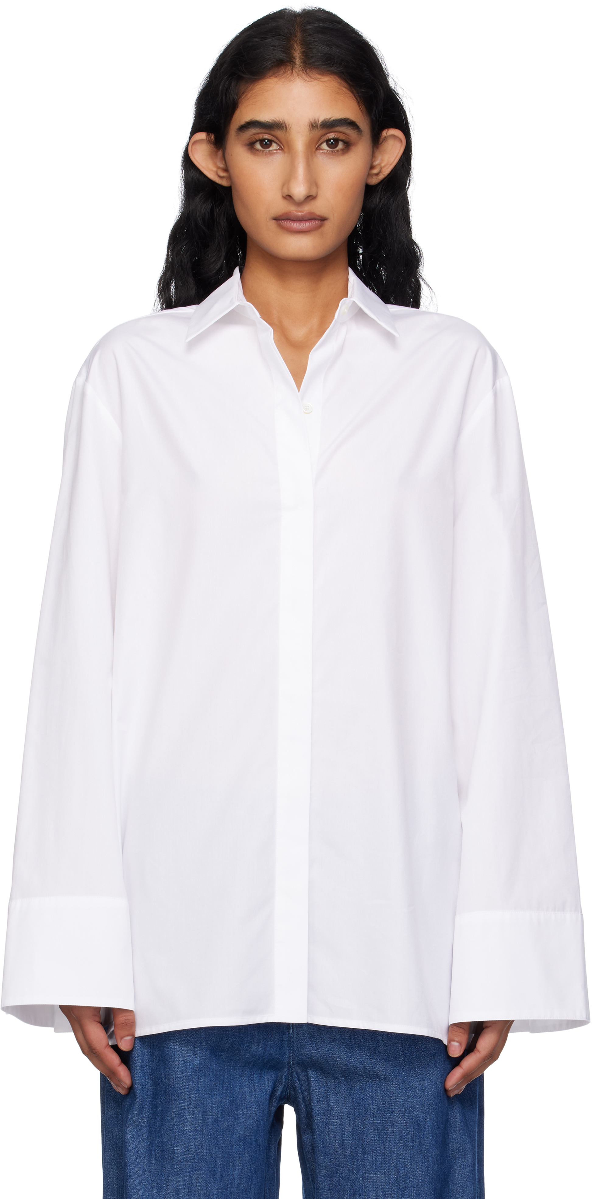 Max Mara White Marte Shirt In White