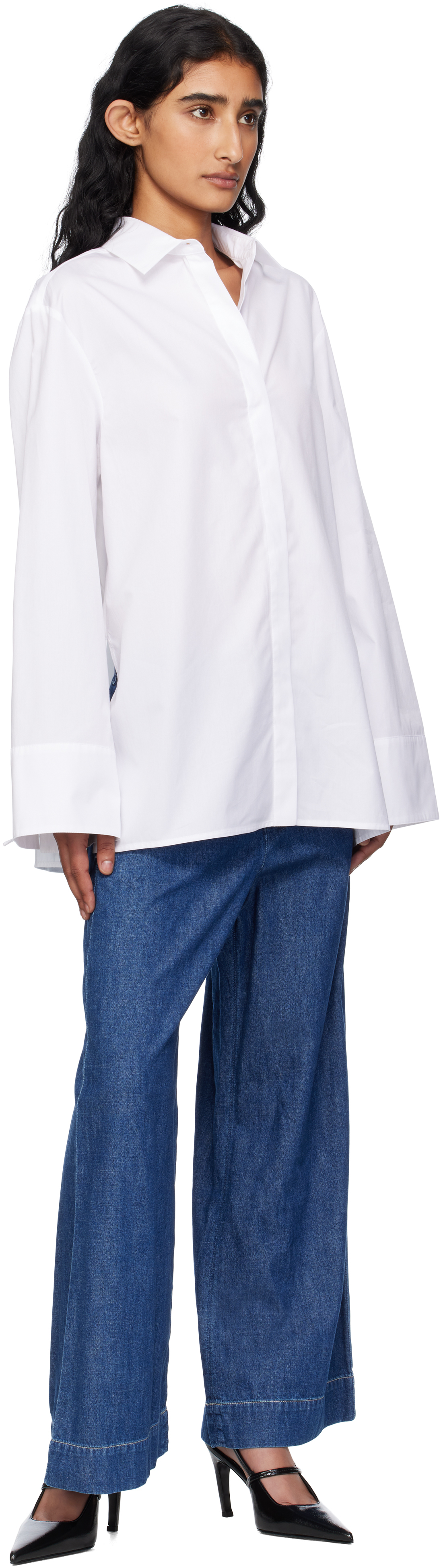 Max Mara White Marte Shirt In White