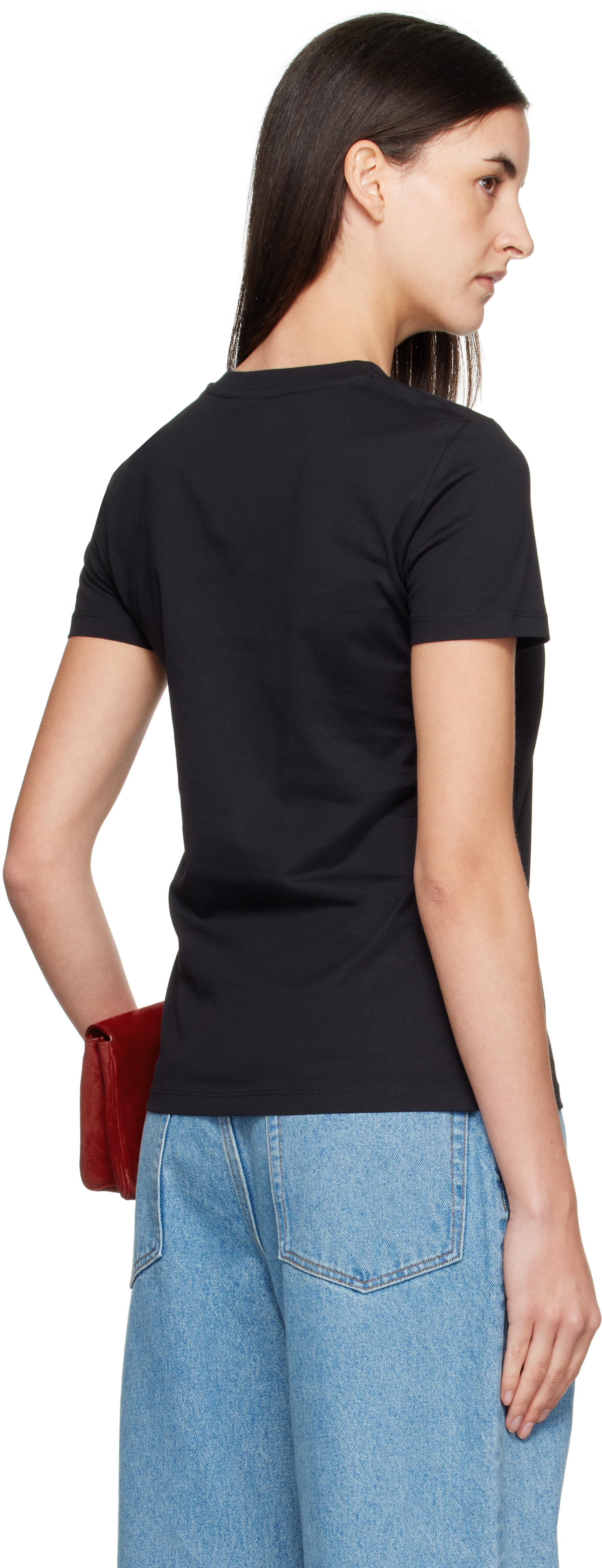 Max Mara Papaia Logo Embroidered T-shirt In Multi