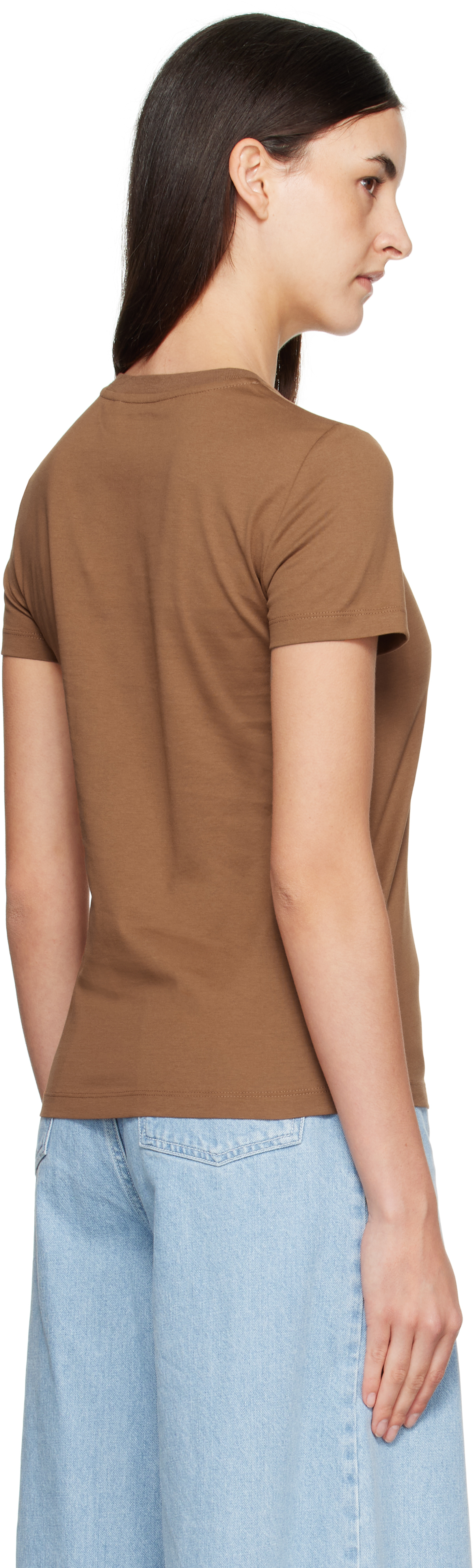 Max Mara Brown Papaia T-shirt In Brown