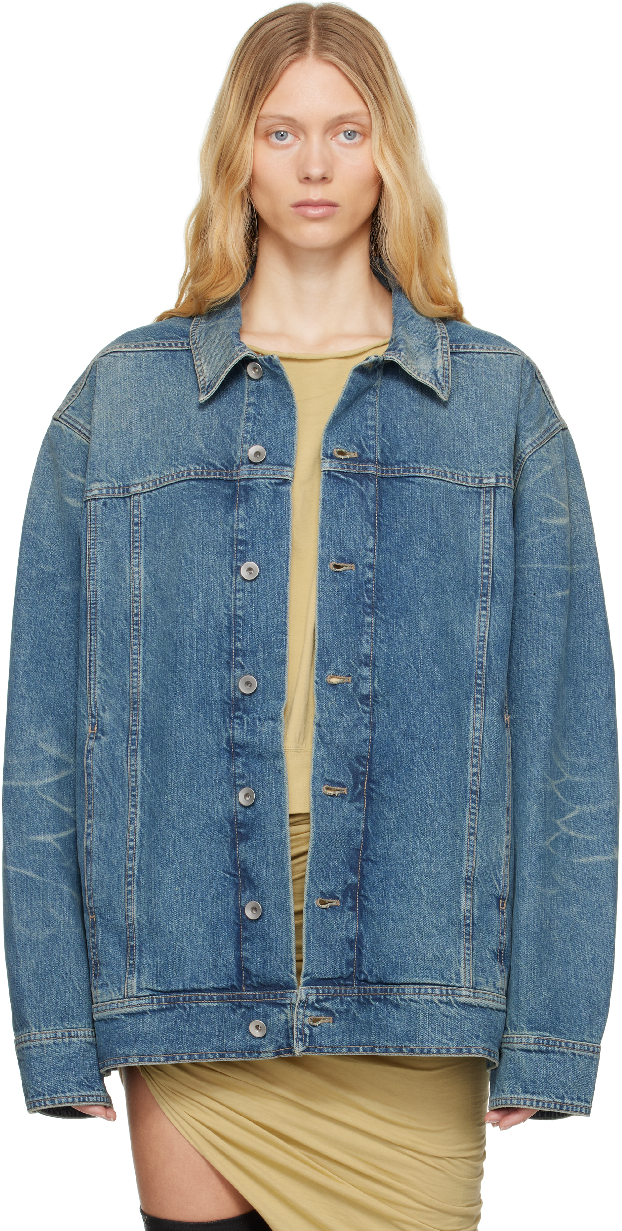 Blue Hollywood Jumbo Worker Denim Jacket