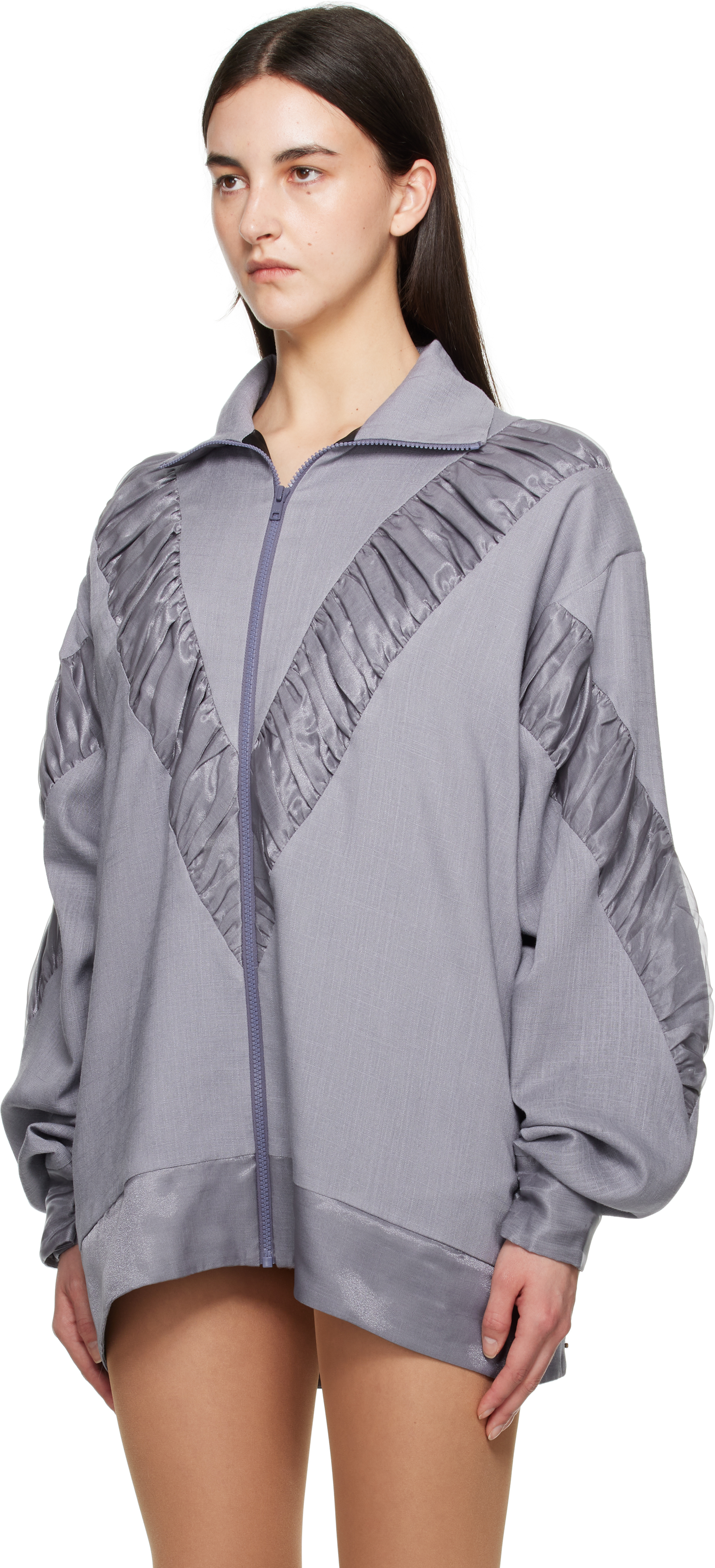 Nicklas Skovgaard Gray Daniella Track Jacket In Grey