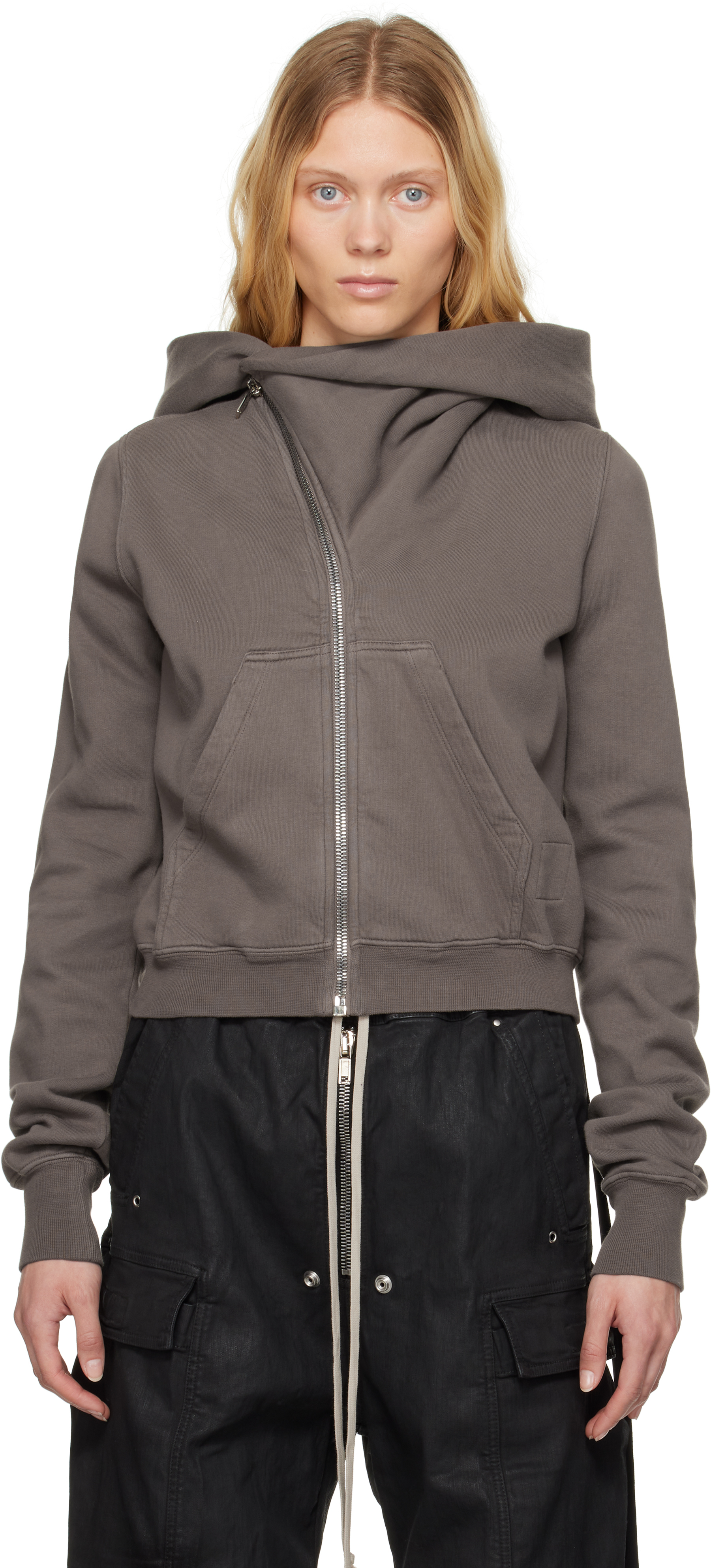 Gray Hollywood Mountain Hoodie
