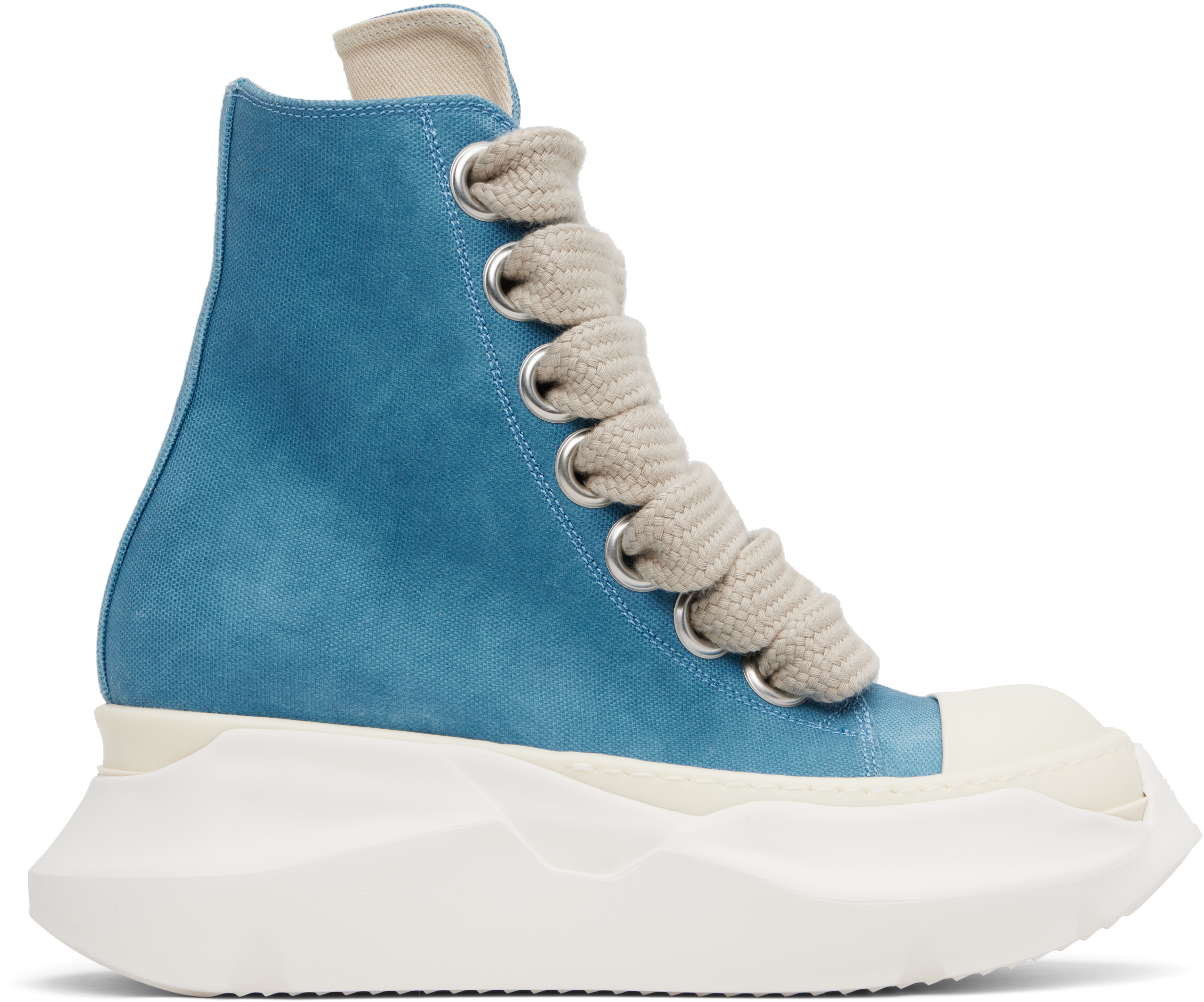 VOGUE注目☆ボクサーシューズ  Hollywood Jumbolace スニーカー Rick Owens (リックオウエンス) - JUMBOLACE GEOBASKET BLACK
