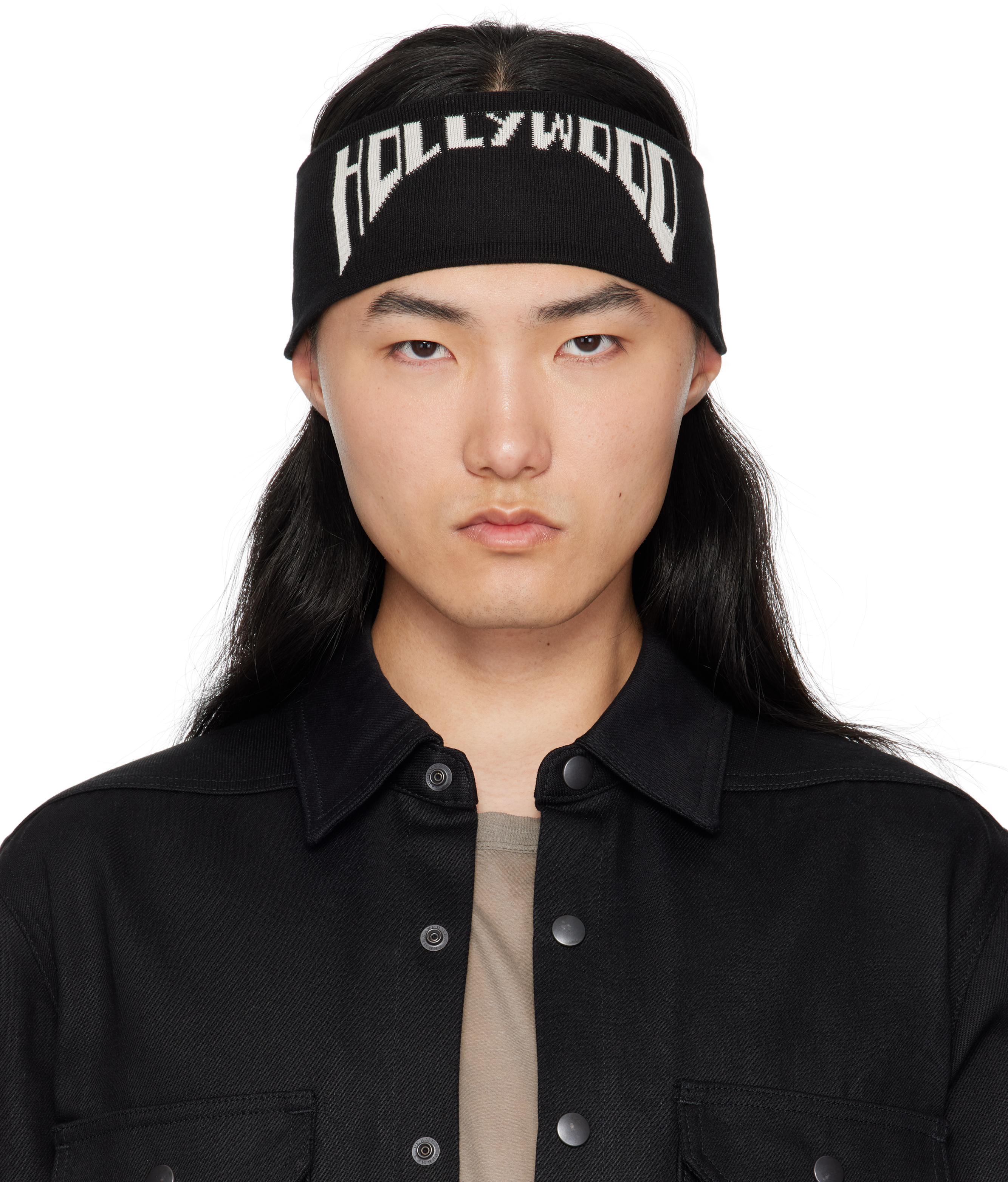 Black 'Hollywood' Cotton Headband