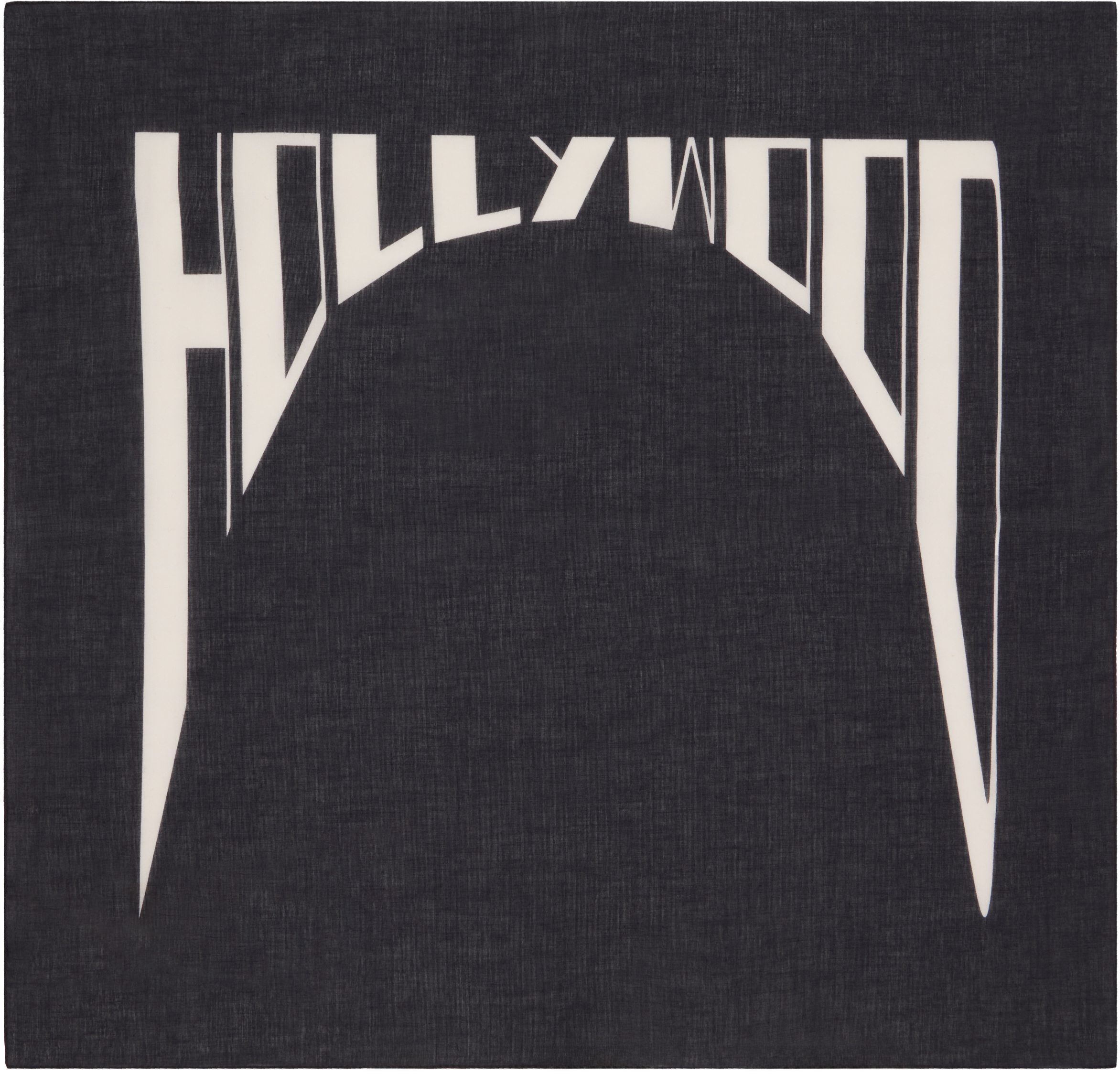 【関税込み】Rick Owens DRKSHDW ブラック 'Hollywood' バンダナ Rick Owens DRKSHDWのブラック Hollywood コットン ヘアバンドが