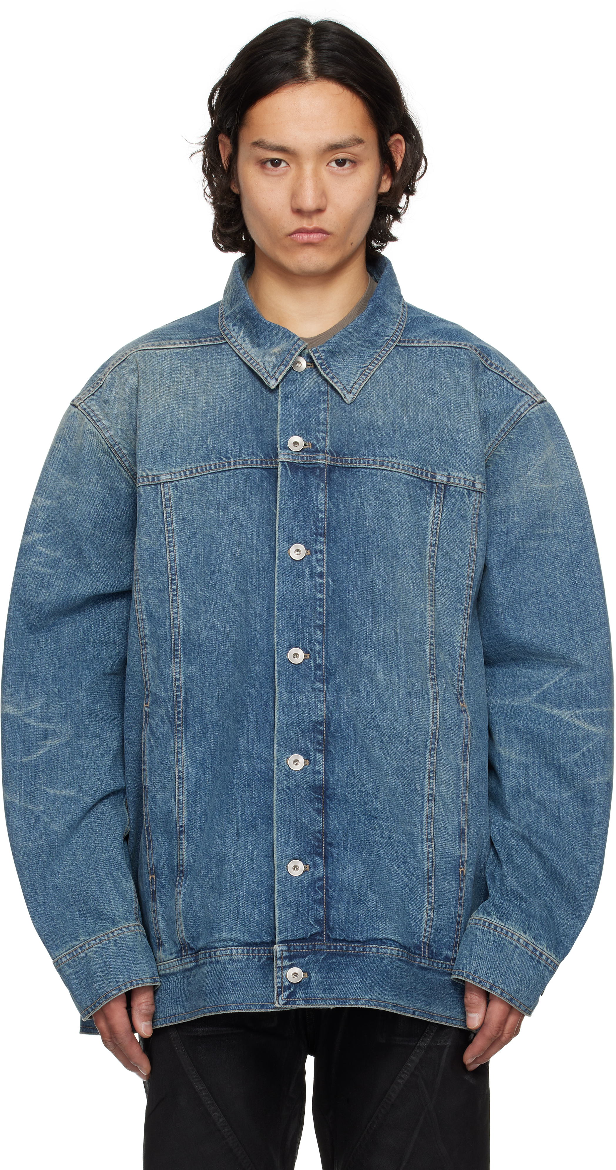 Indigo Hollywood Jumbo Worker Denim Jacket