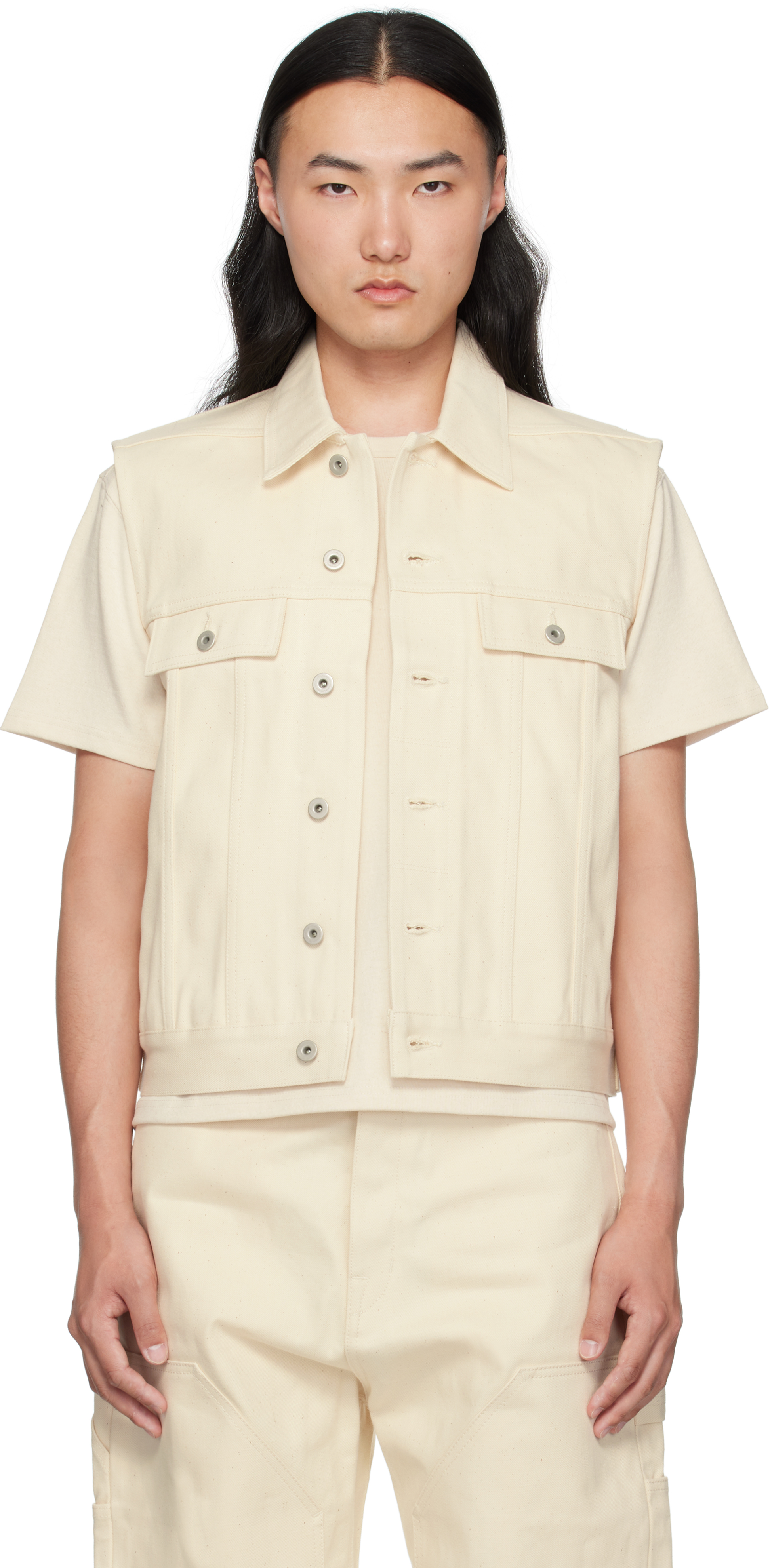 Off-White Hollywood SL Trucker Denim Vest