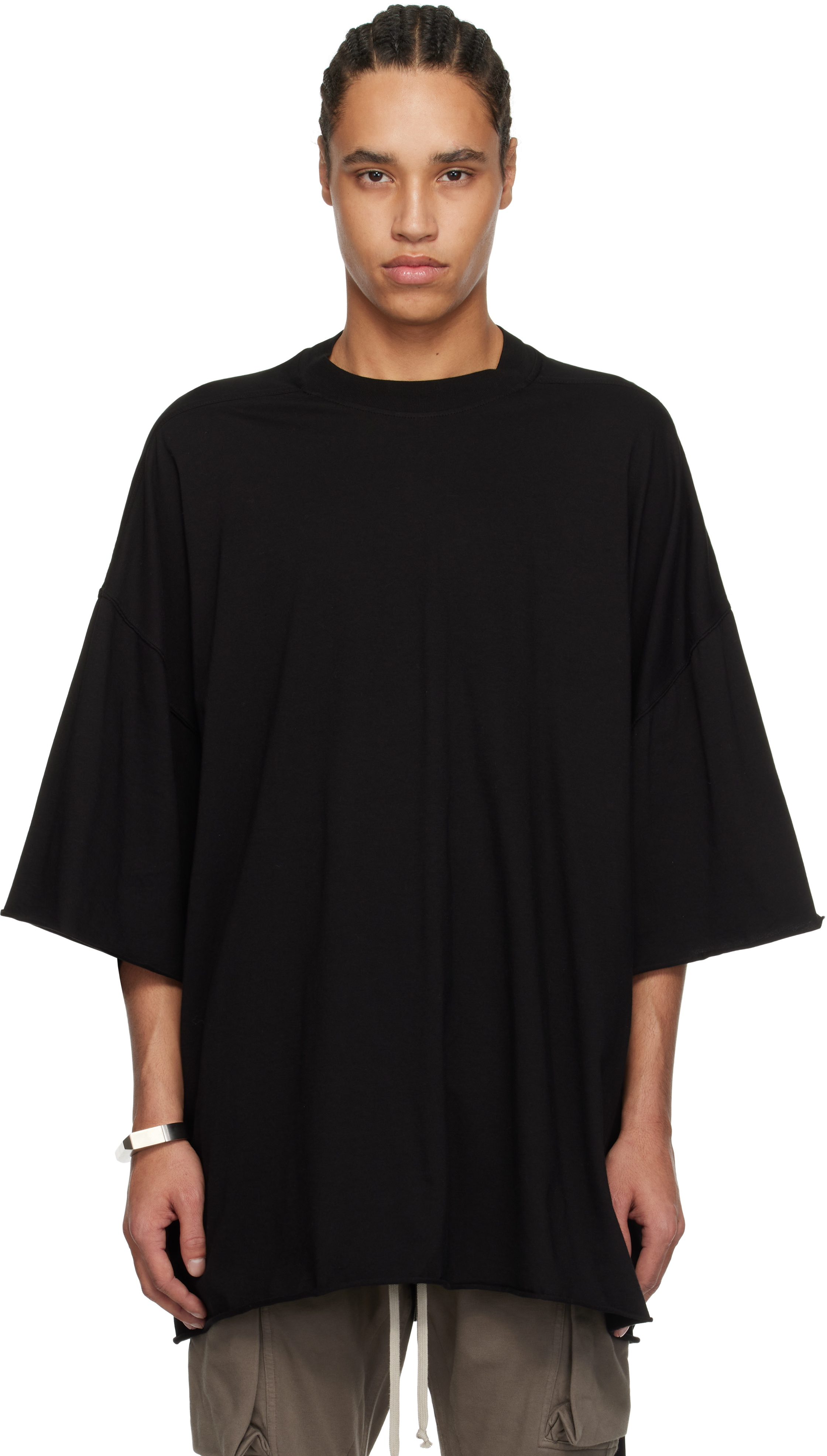 ★送関込み★RICK OWENS ハリウッド トミー Tshirt Rick Owens DRKSHDWのオフホワイト Hollywood Tommy Tシャツが