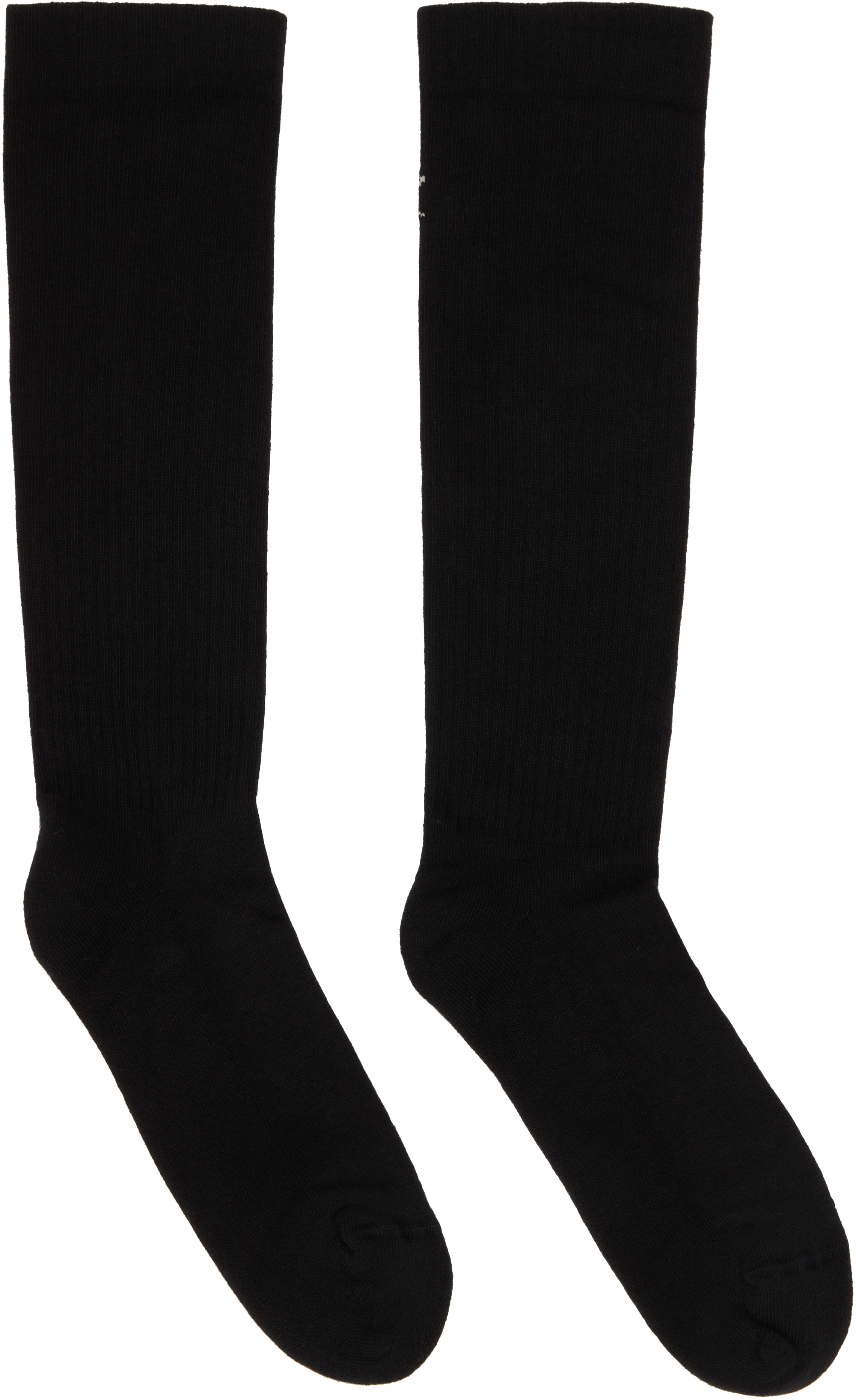 Black Hollywood Knee High Socks