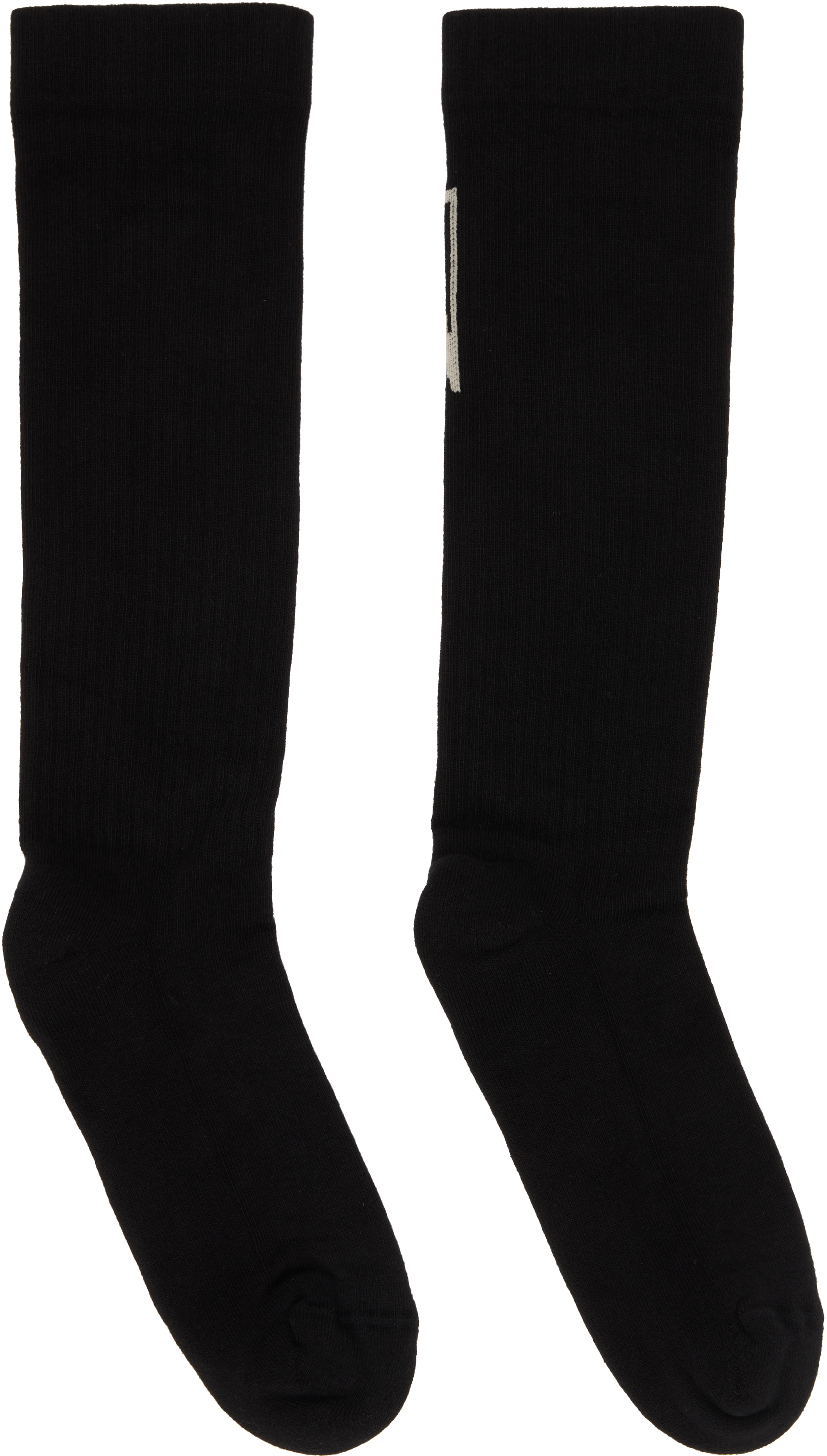 Black Hollywood Knee High Socks