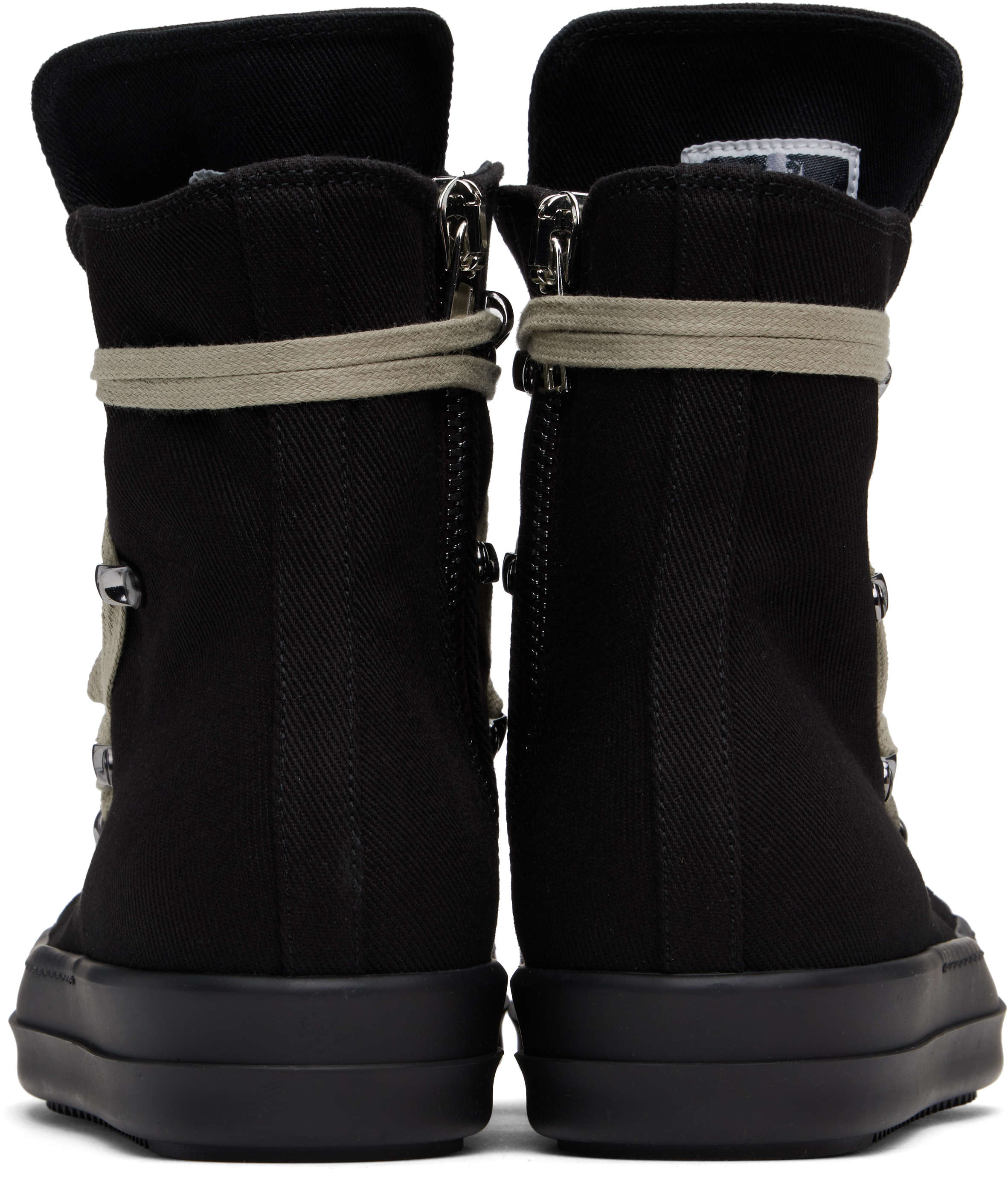 RICK OWENS DRKSHDW BLACK HOLLYWOOD HEXA SNEAKS SNEAKERS