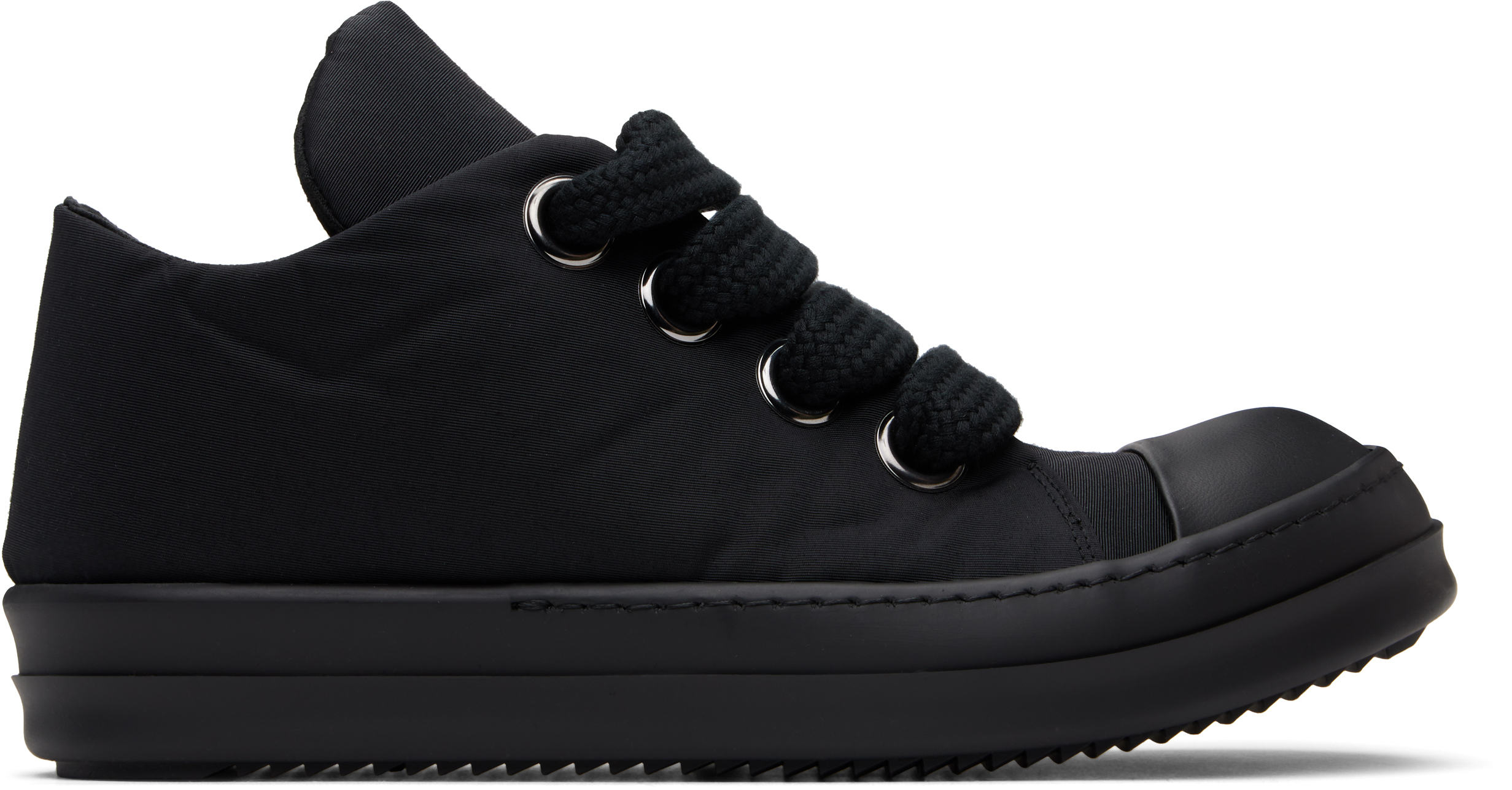 Rick Owens DRKSHDW: Black Hollywood Jumbo Lace Puffer Low