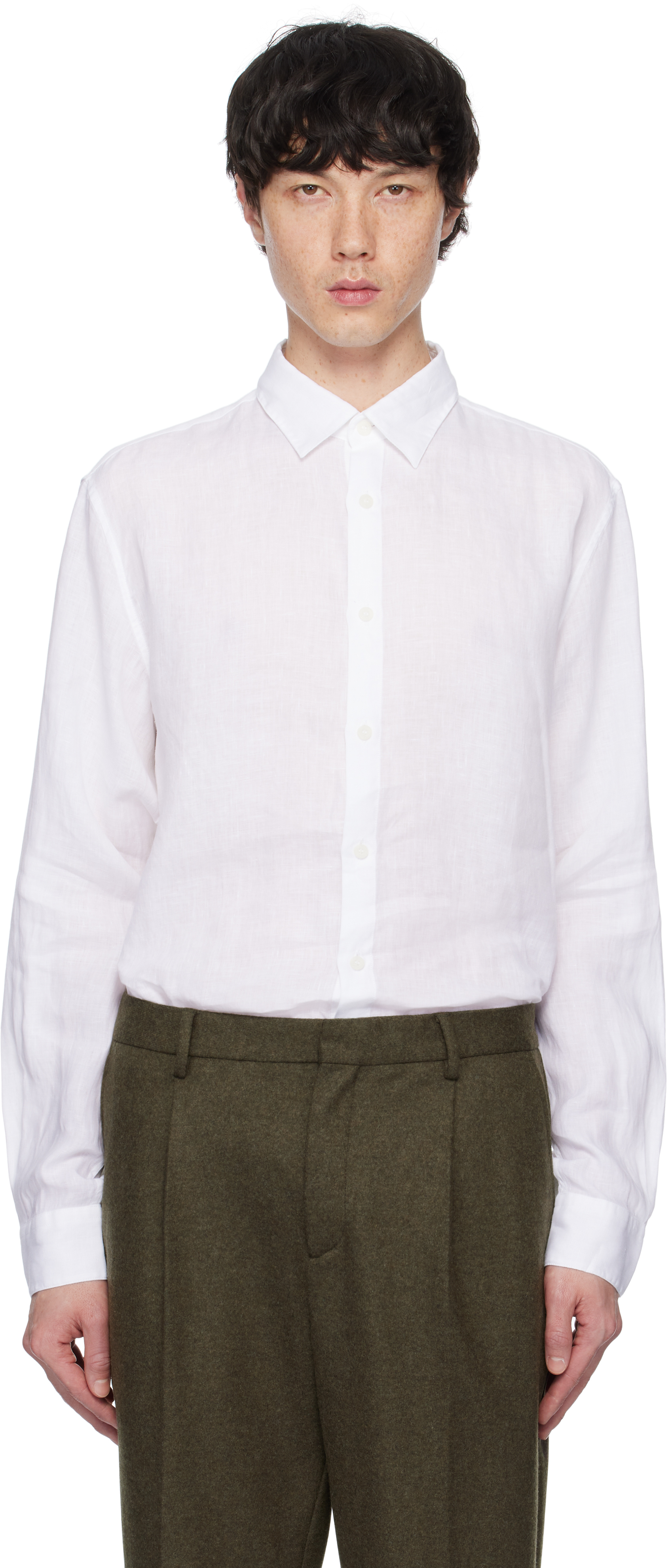 White Linen Shirt