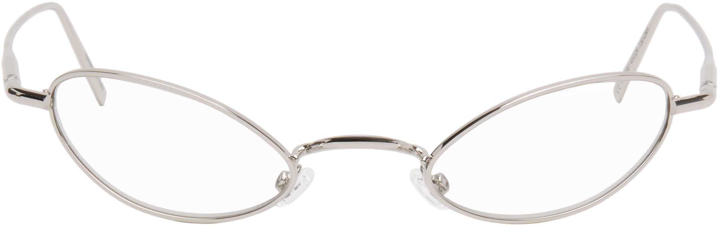 Acne Studios Silver Steel Glasses