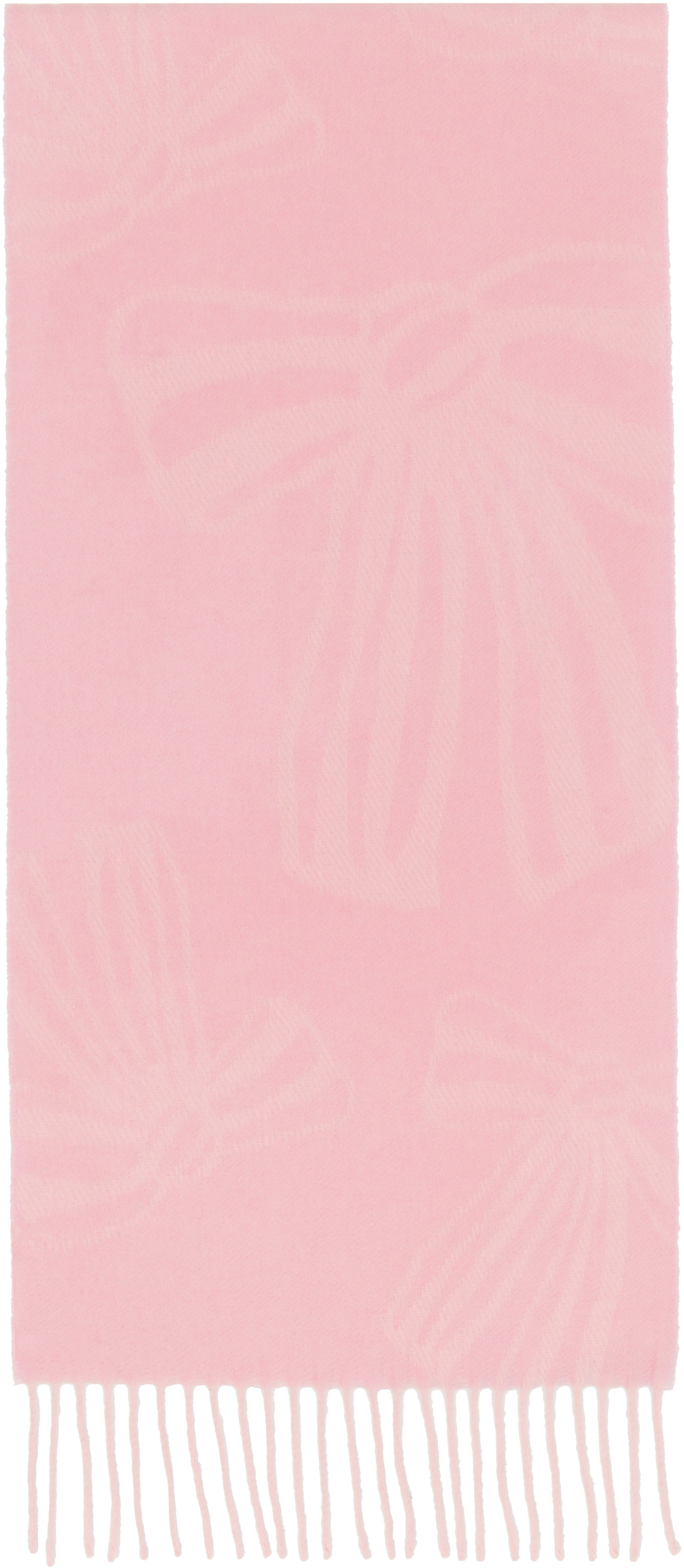 Acne Studios Pink Cashmere Jacquard Scarf In Dr5 Baby Pink