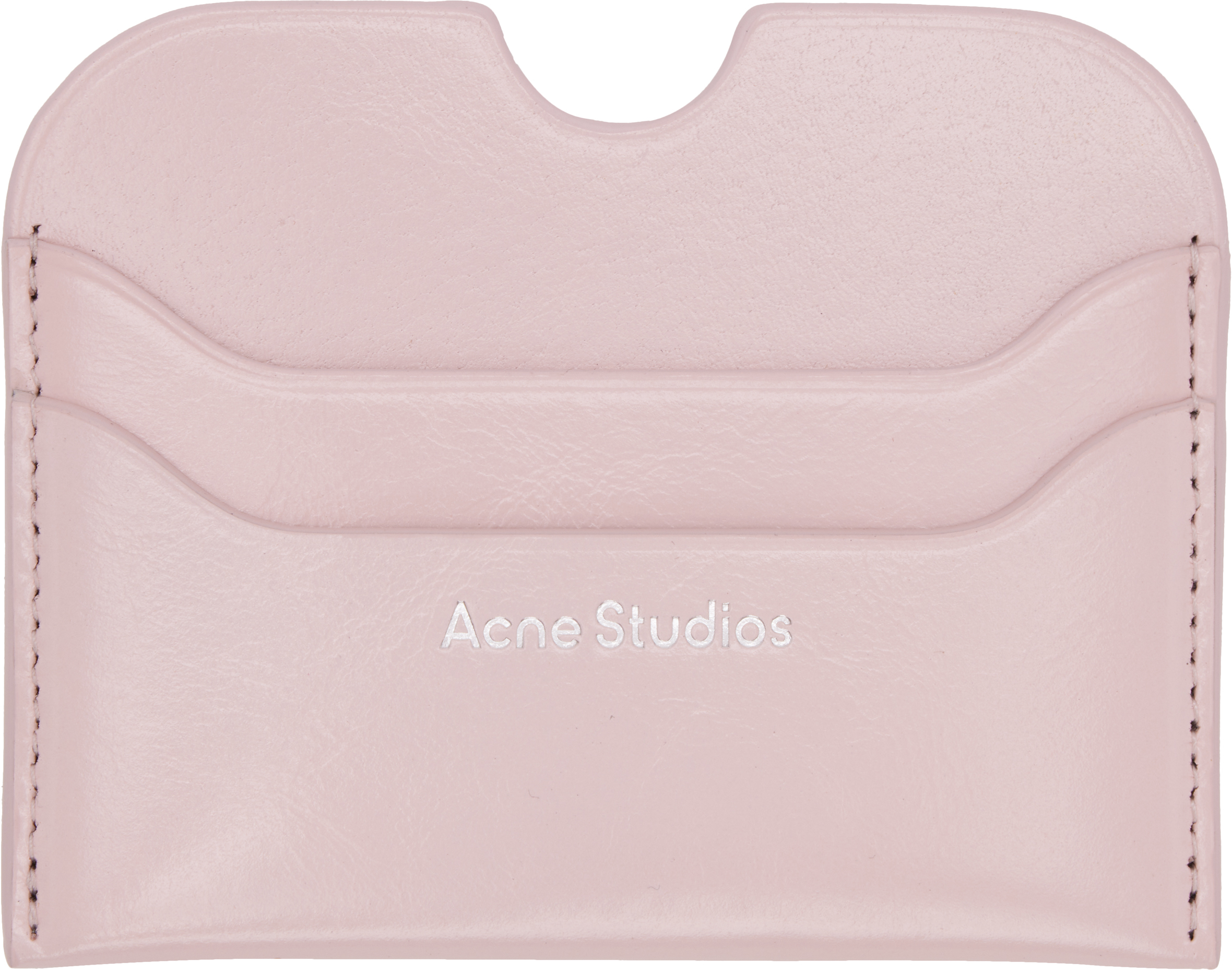 【関税込み】Acne Studios ピンク レザー カードケース Acne Studios: ピンク レザー カードケース | SSENSE 日本