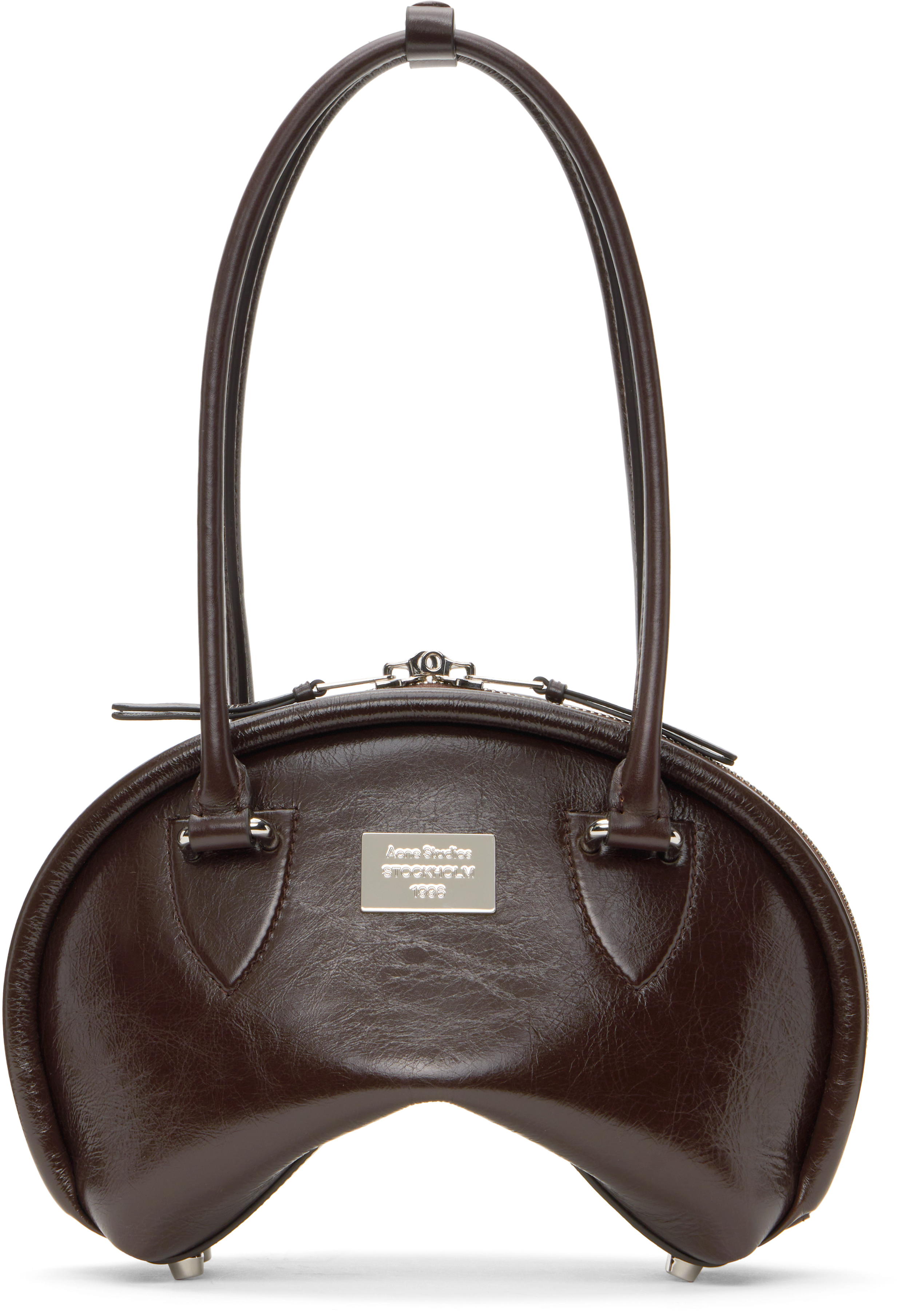 ★人気★【Acne Studios】BOWLINA MINI LEATHER BAG Acne Studios - Bowlina mini shoulder bag - Vanilla yellow