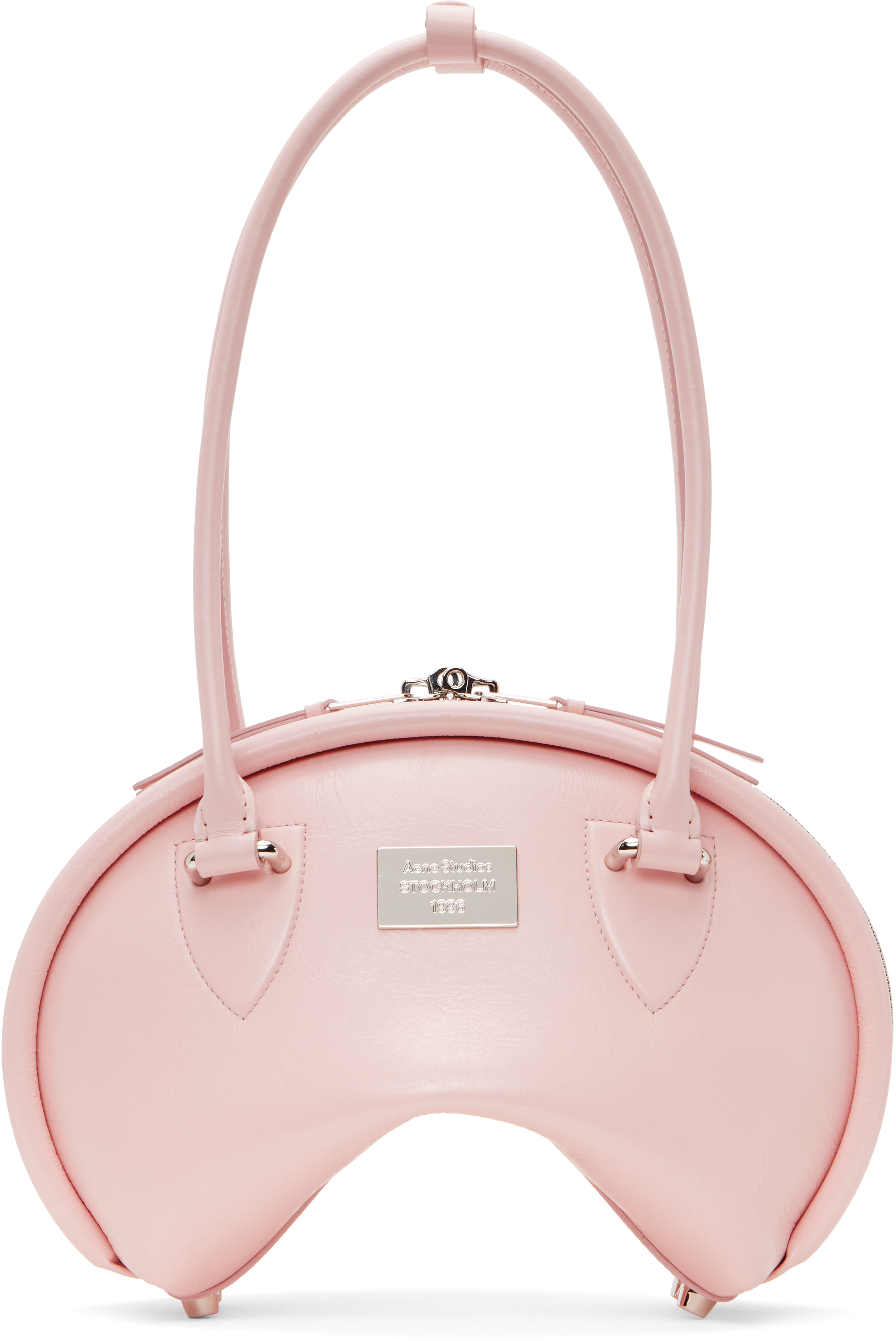 Acne Studios ミニショルダーバッグ ピンク Acne Studios - Musubi ミニショルダーバッグ - パウダーピンク