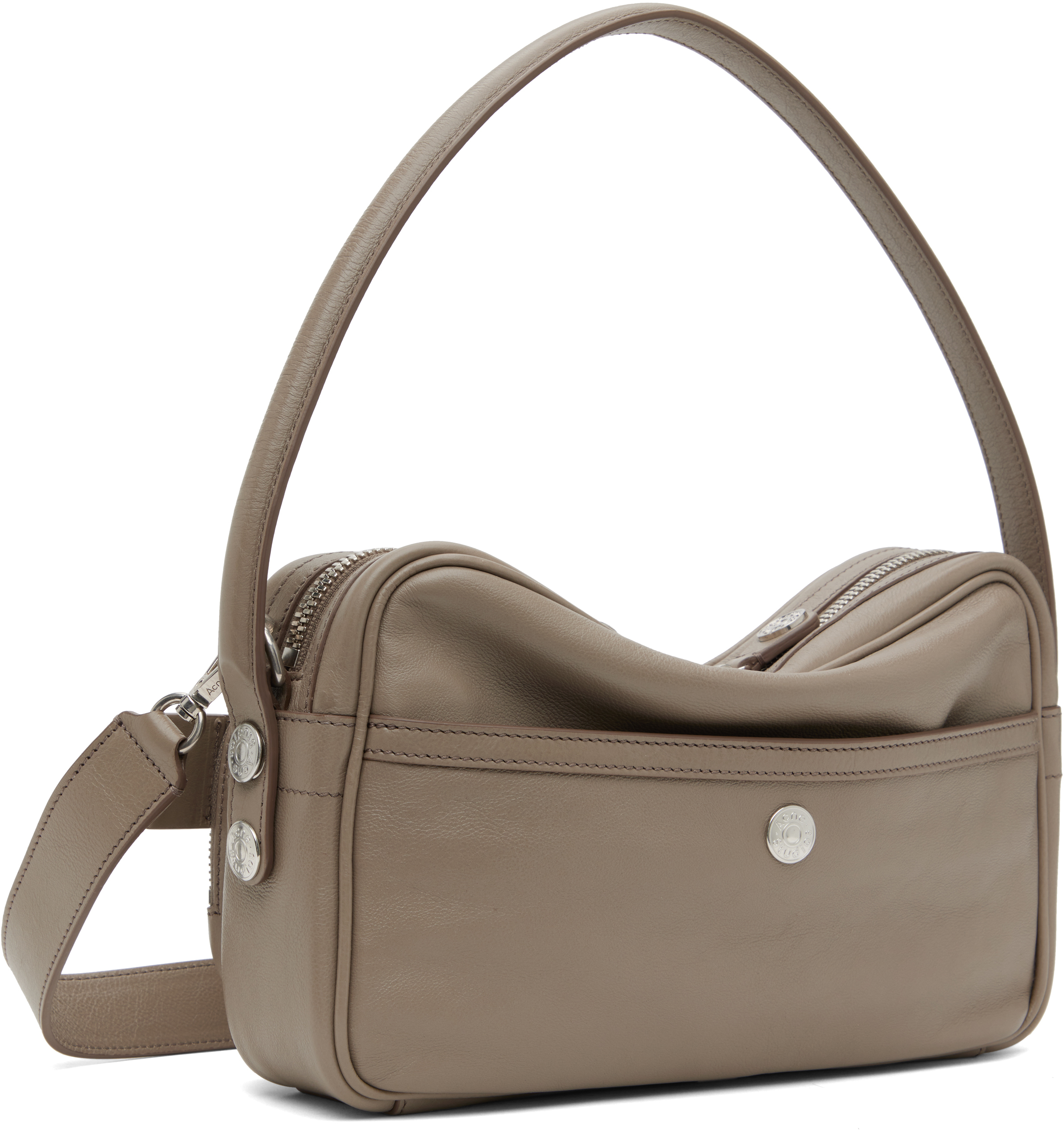 Acne Studios Taupe Camero Party Shoulder Bag In Cgz Taupe Beige