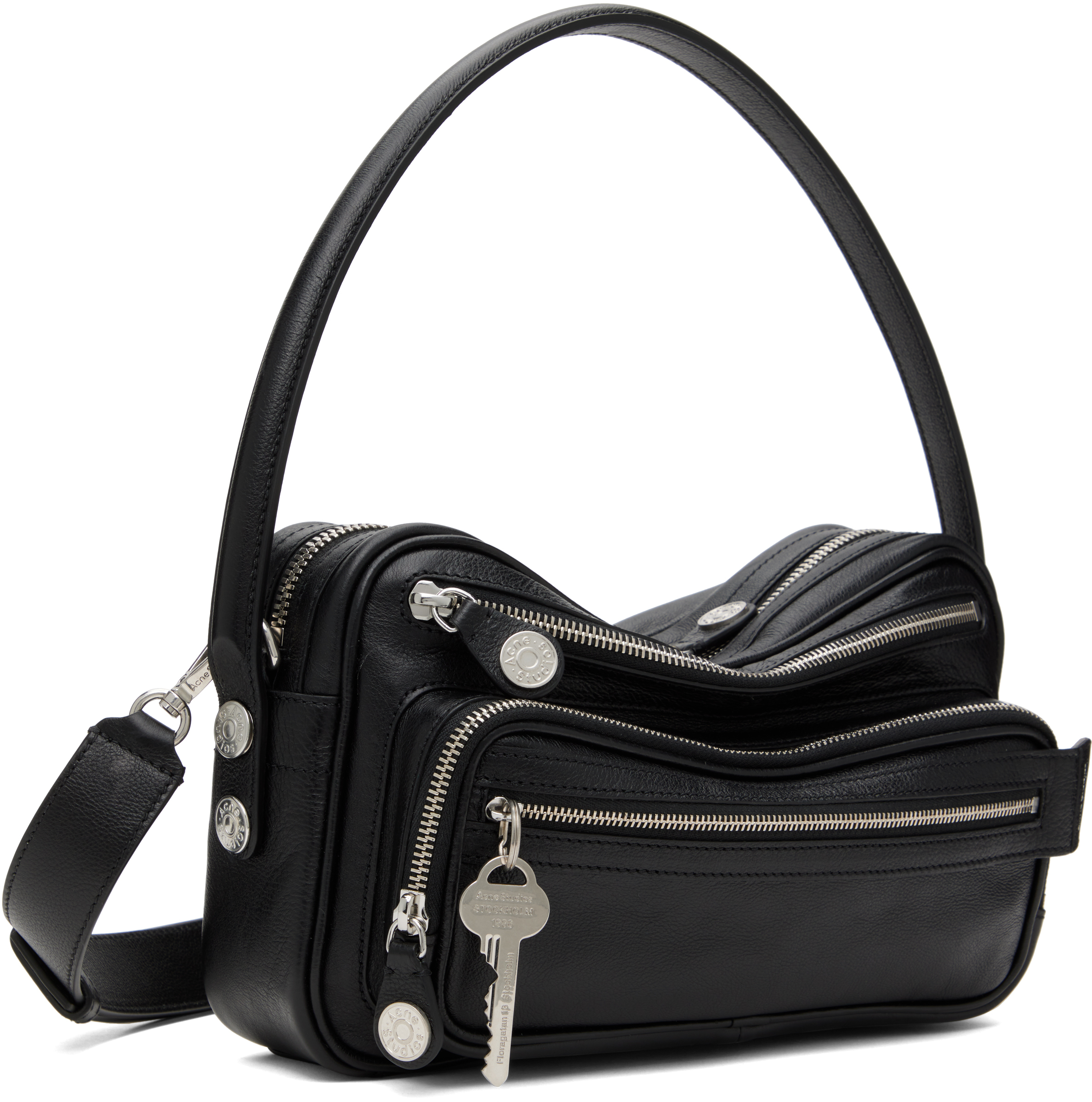 ACNE STUDIOS BLACK CAMERO PARTY SHOULDER BAG