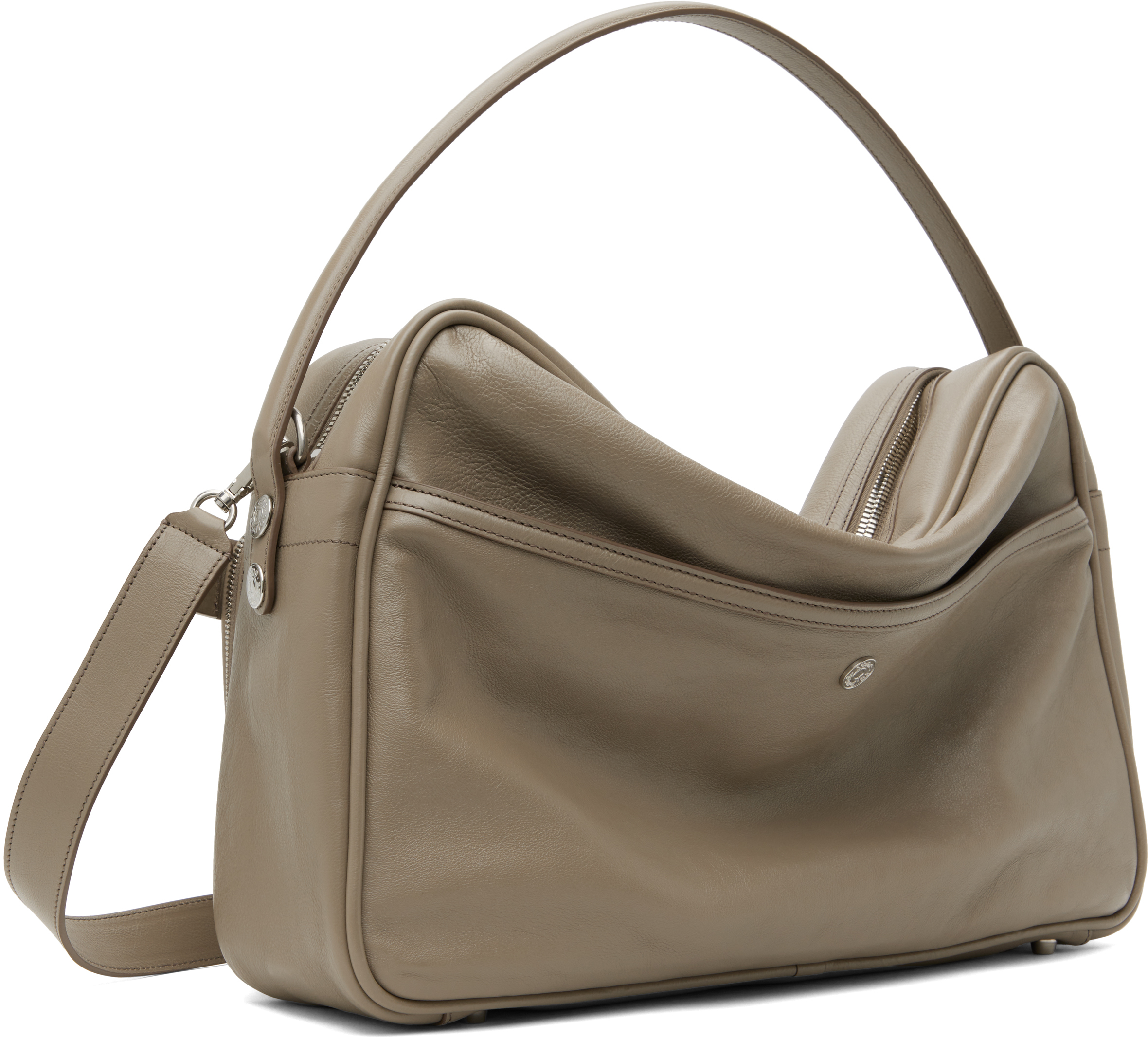 Acne Studios Taupe Camero Camera Shoulder Bag In Cgz Taupe Beige