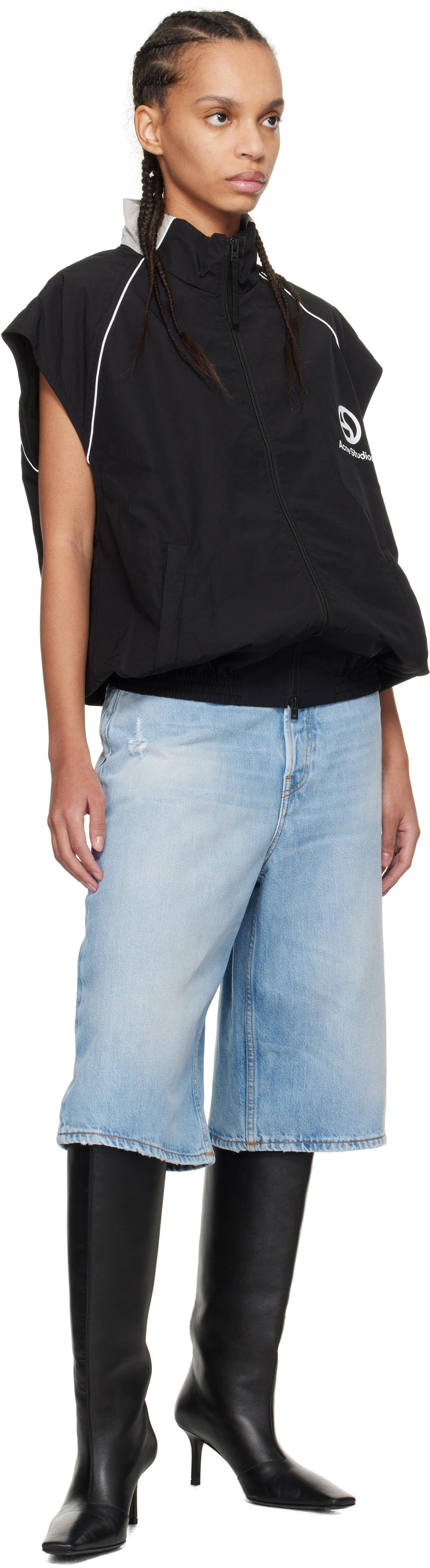 Acne Studios Black 'gillet' Vest In 900 Black