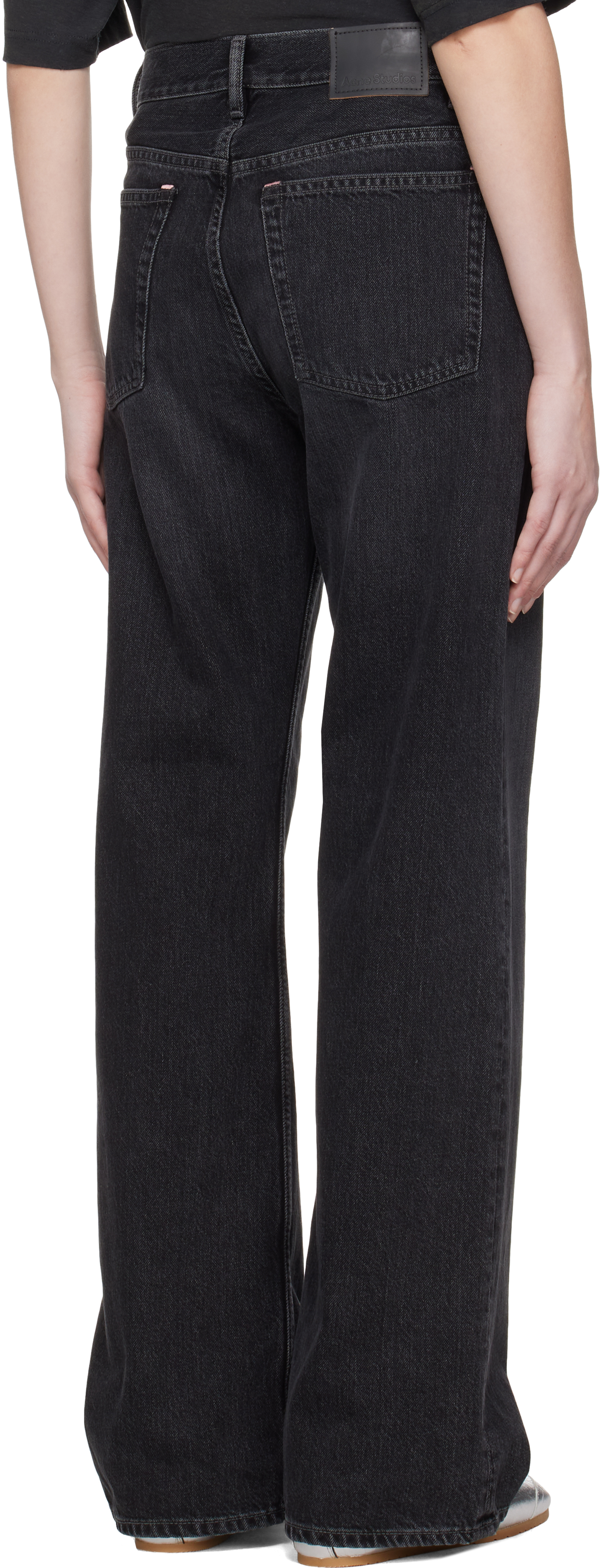 Acne Studios 2021f Vintage Trousers Black In 900 Black