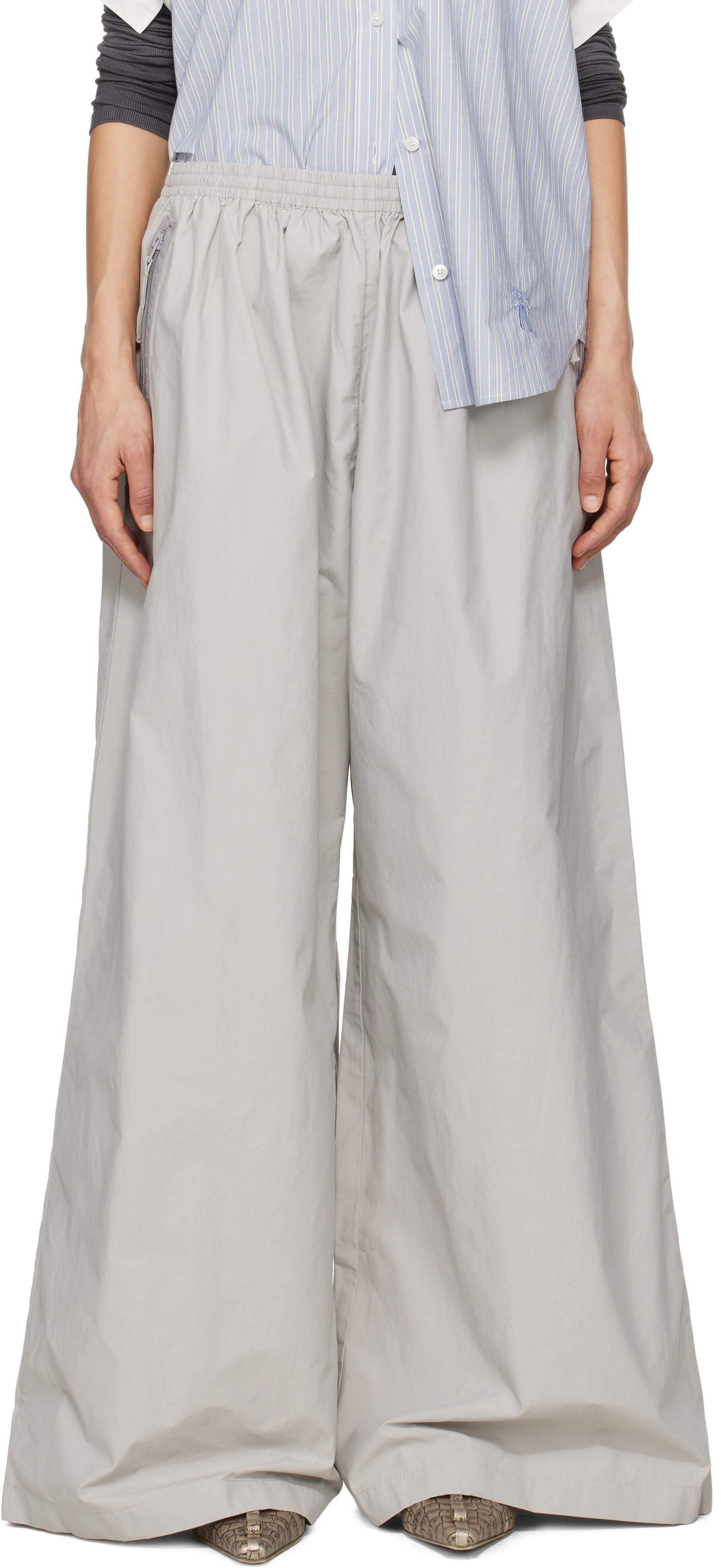 Acne Studios Gray Relaxed Fit Lounge Pants In 902 Grey