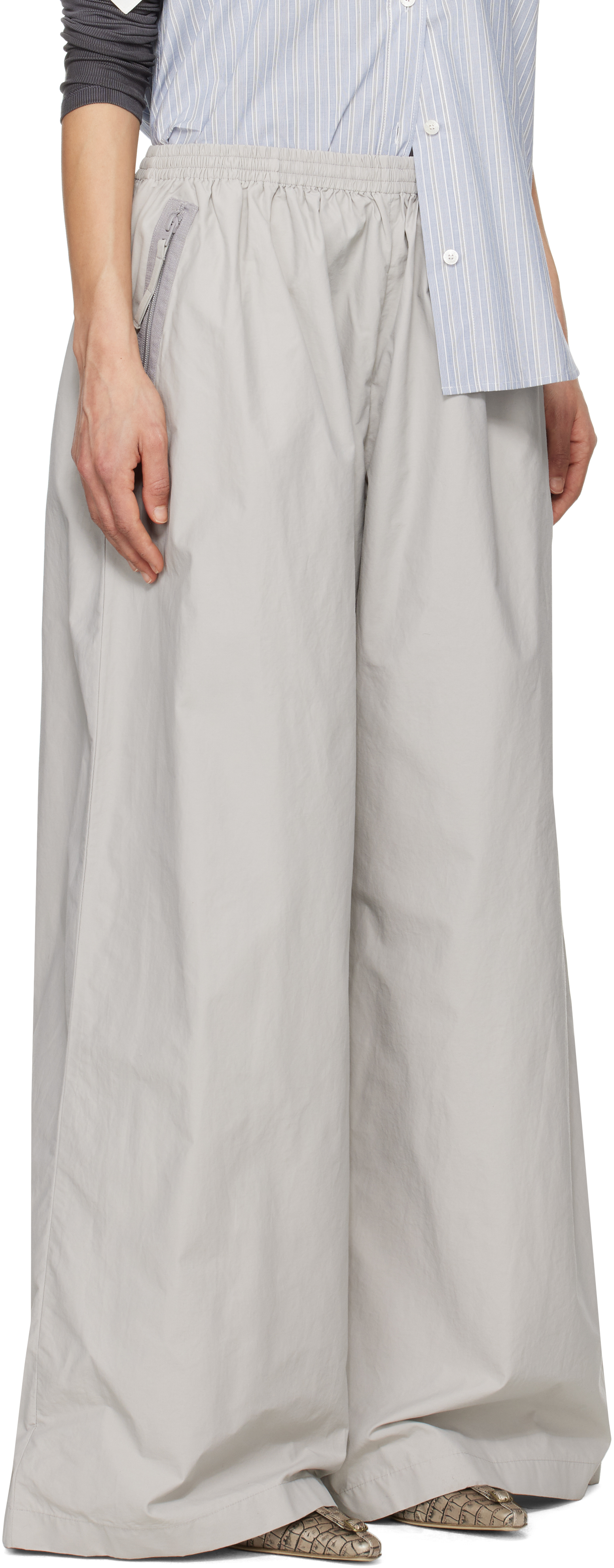 Acne Studios Gray Relaxed Fit Lounge Pants In 902 Grey