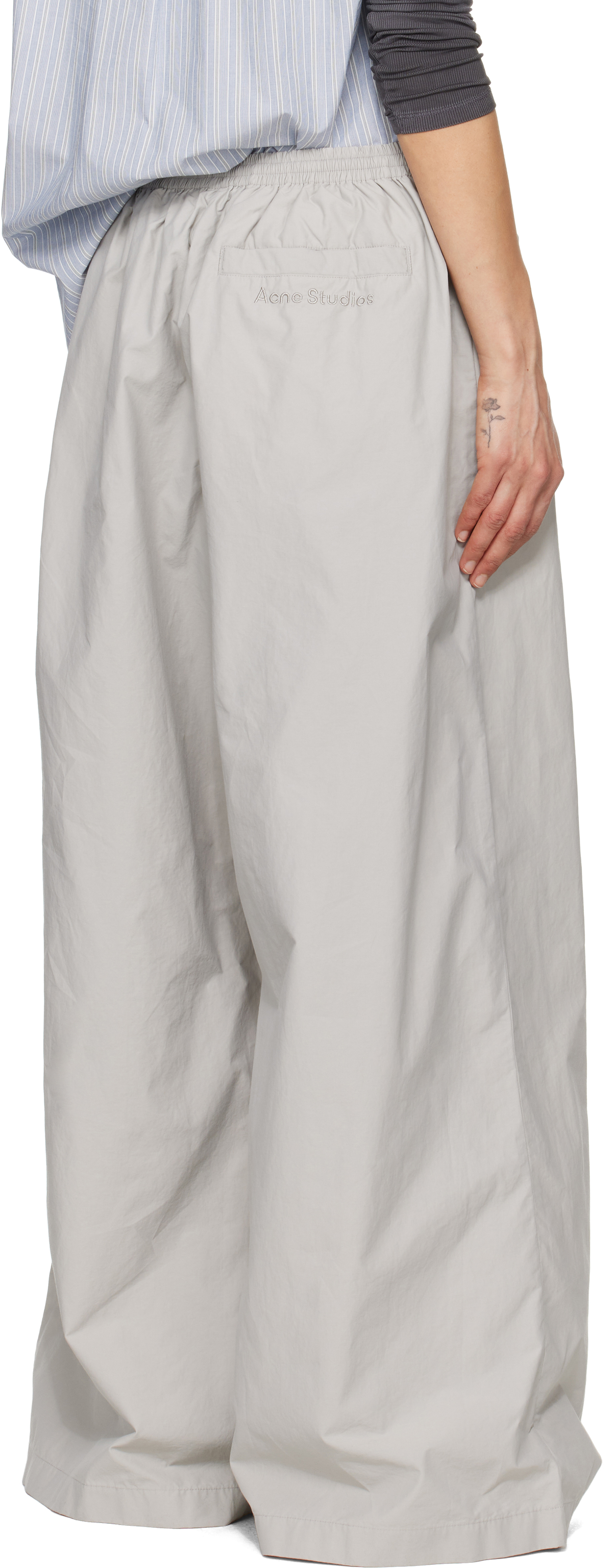 Acne Studios Gray Relaxed Fit Lounge Pants In 902 Grey