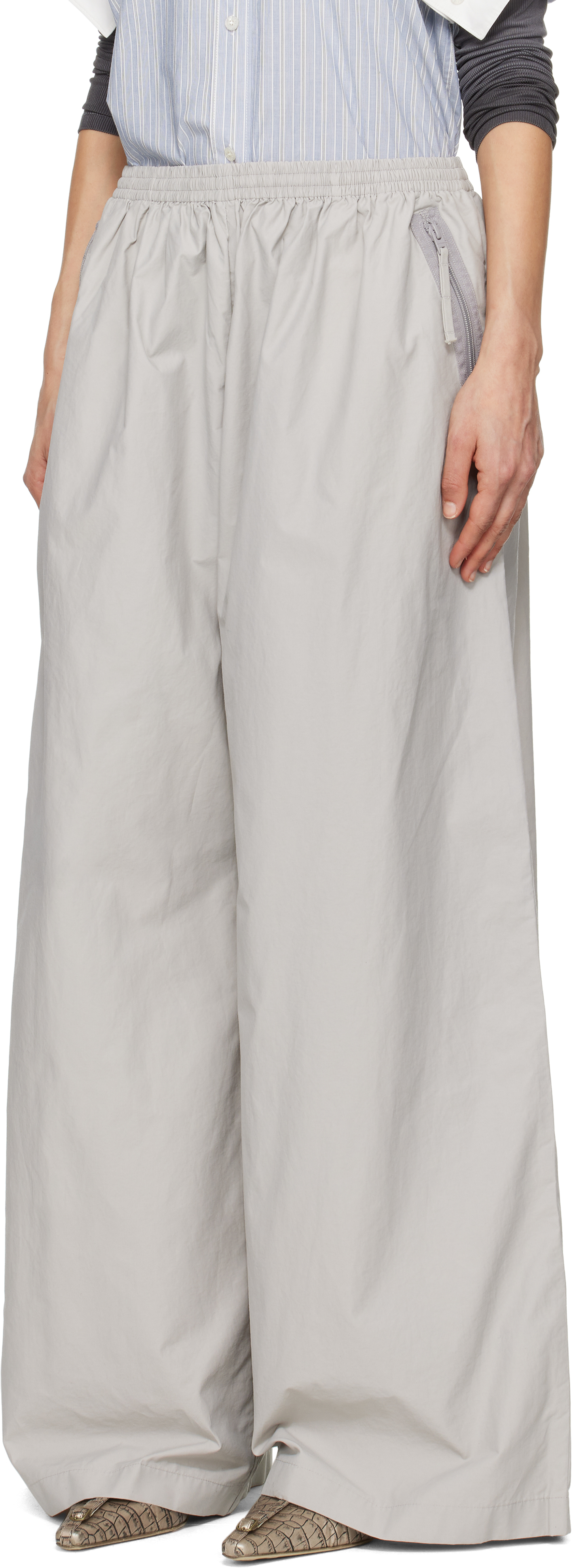 Acne Studios Gray Relaxed Fit Lounge Pants In 902 Grey