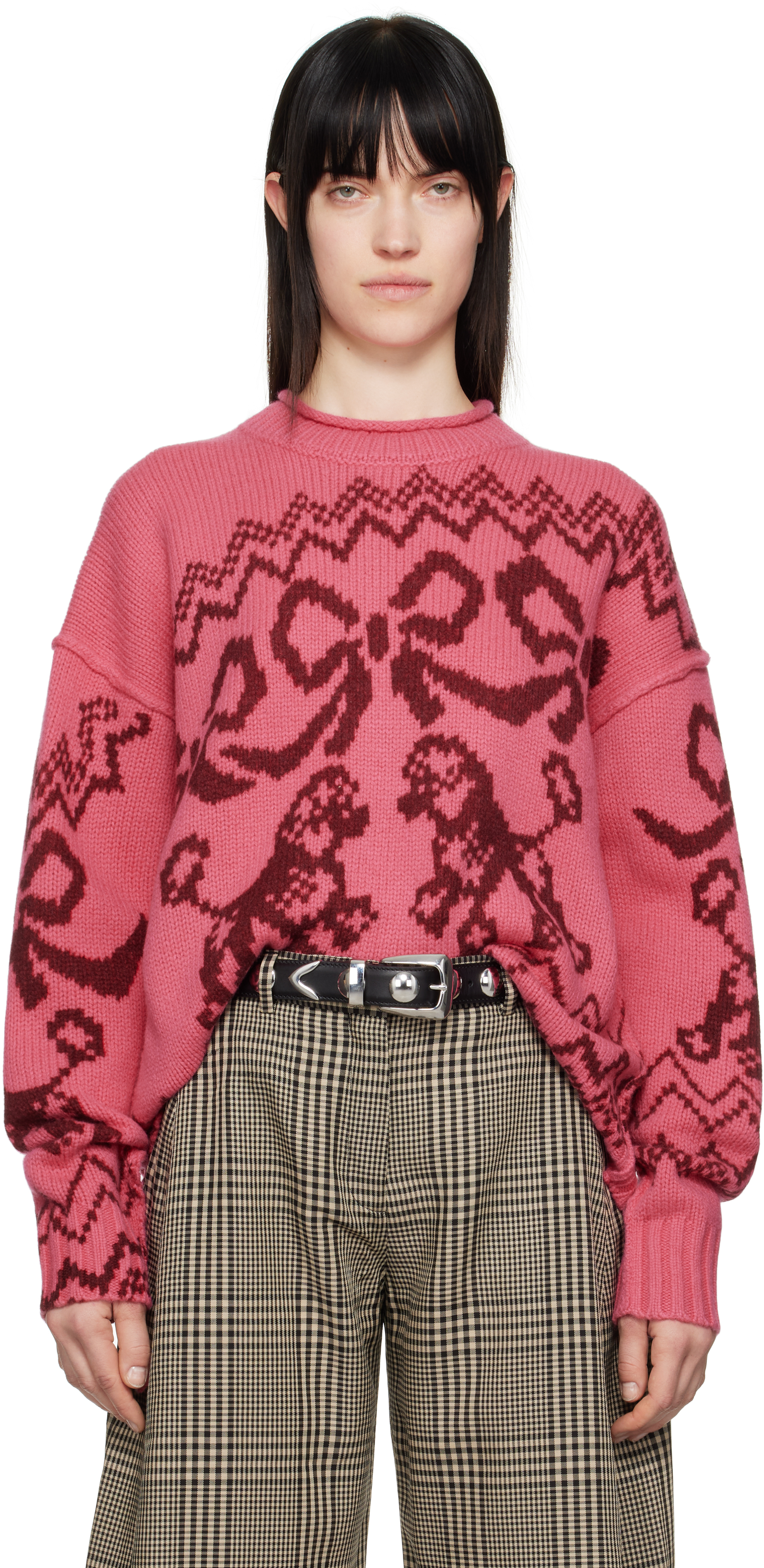 Acne Studios ウィメンズ クルーネックセーター | SSENSE 日本